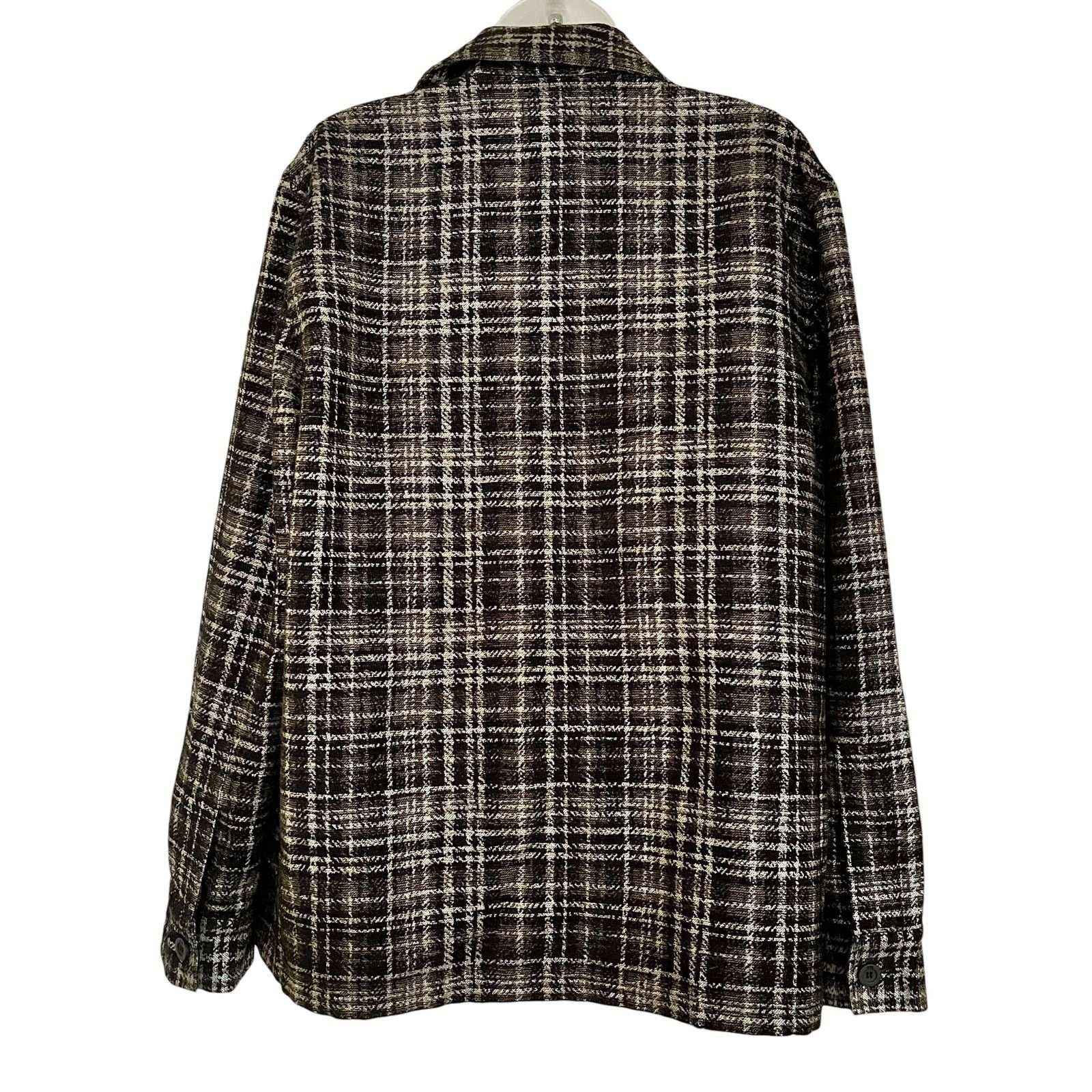 Rta NWT RtA Barry Shirt Jacket Shacket in Metallic Army Plaid Size M / US 6-8 / IT 42-44 - 3 Thumbnail
