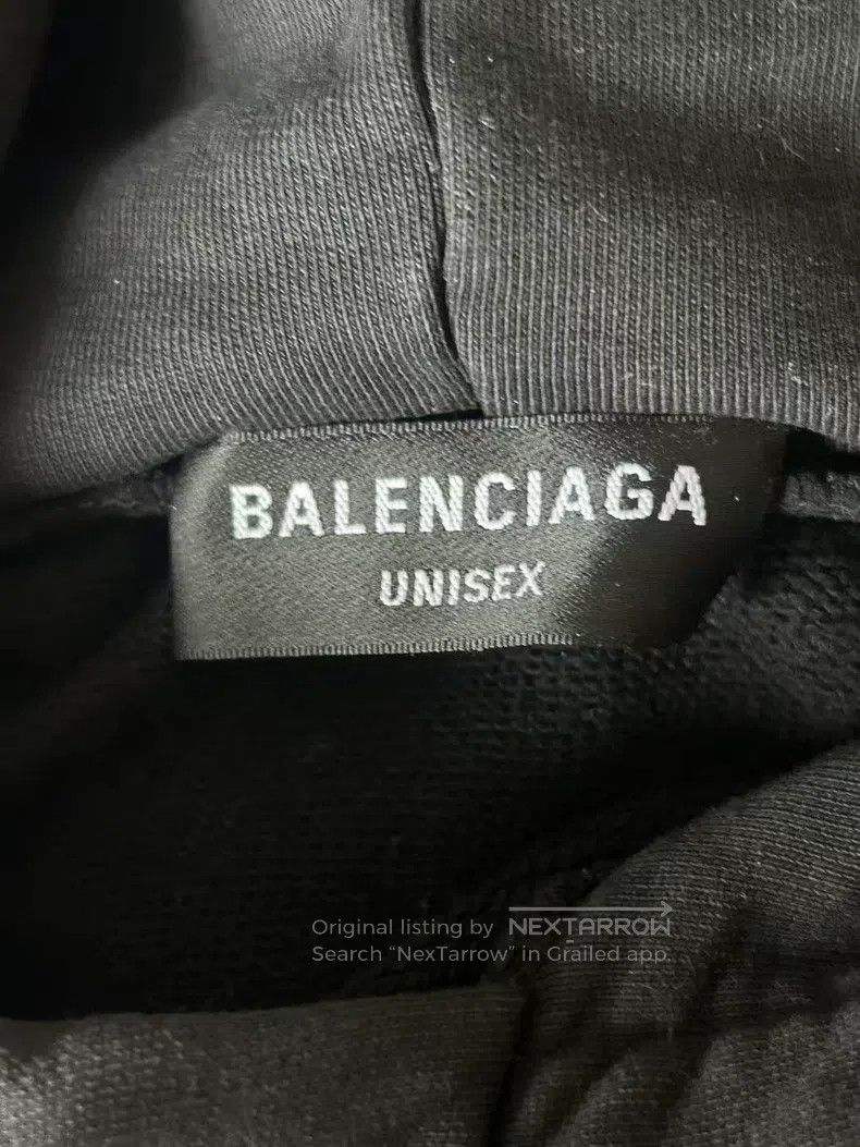 Balenciaga Balenciaga Black Hooded Sweatshirt Size US M / EU 48-50 / 2 - 3 Thumbnail