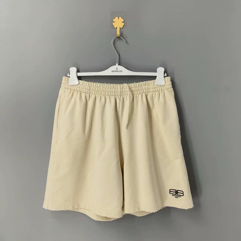 Balenciaga Balenciaga size S Solid Logo print elasticated waist straig Size US 27 - 2 Thumbnail