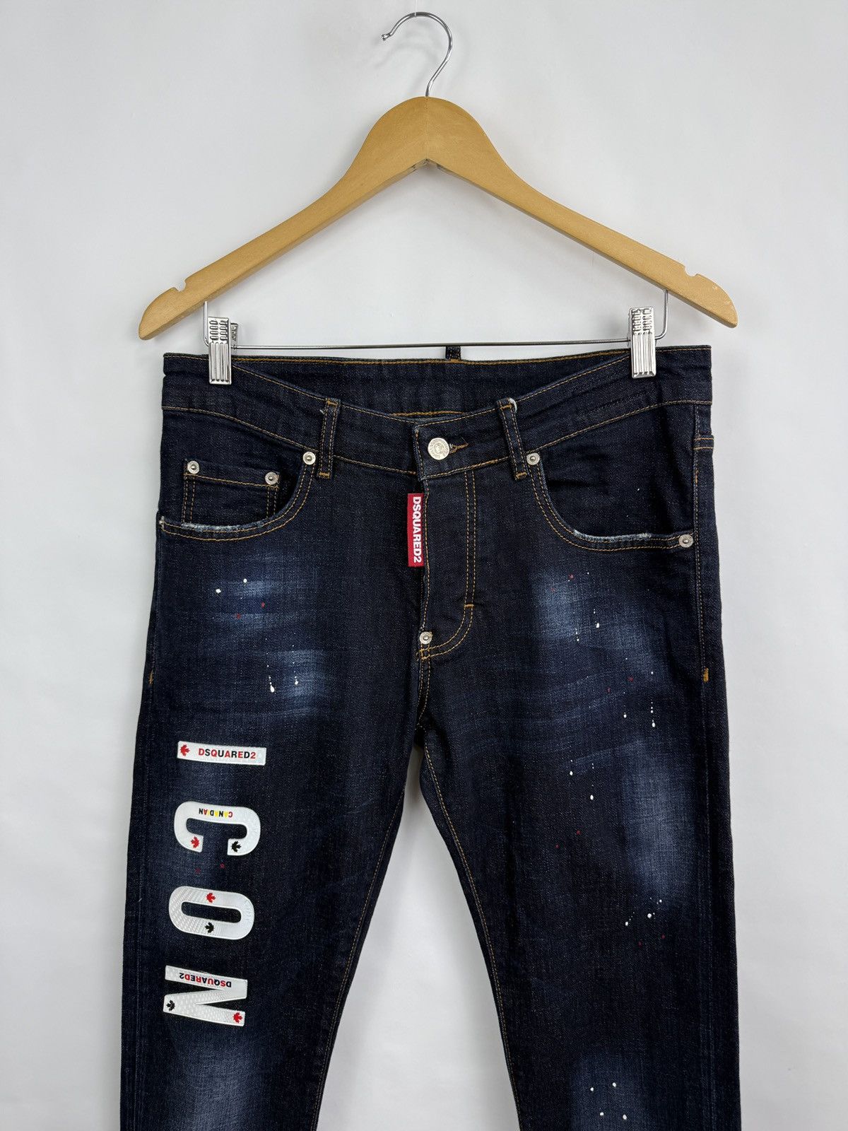 Dsquared2 🇮🇹 Dsquared2 ICON Canada Slim Jeans Made In Italy Avant Gard Size US 32 / EU 48 - 4 Thumbnail