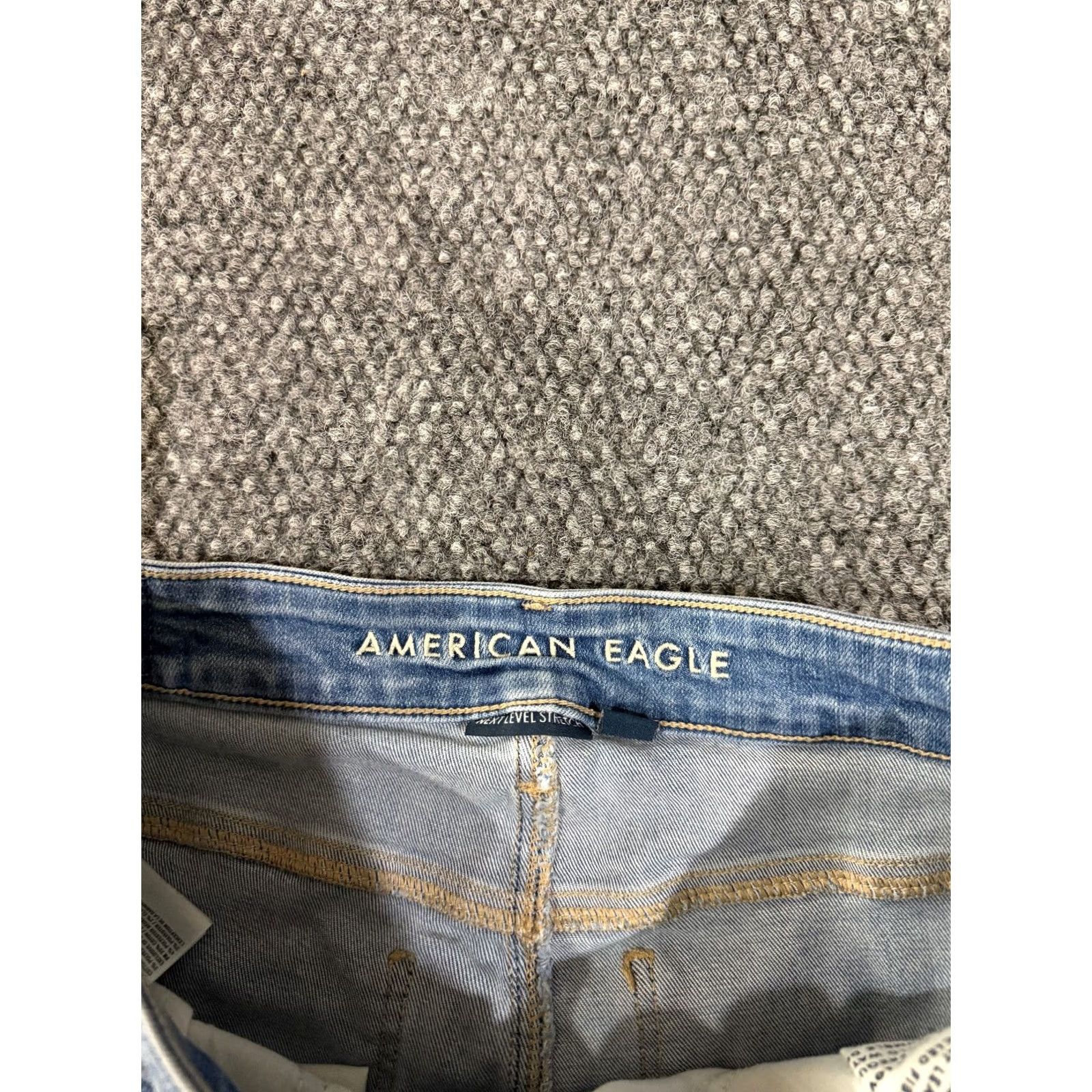 American Eagle Outfitters American Eagle Outfitters Jeans Womens 6 Blue Distressed High Rise Jegging Stretch Denim 5-Pocket Classic Regular Mens? - Size 28" / US 6 / IT 42 - 5 Thumbnail