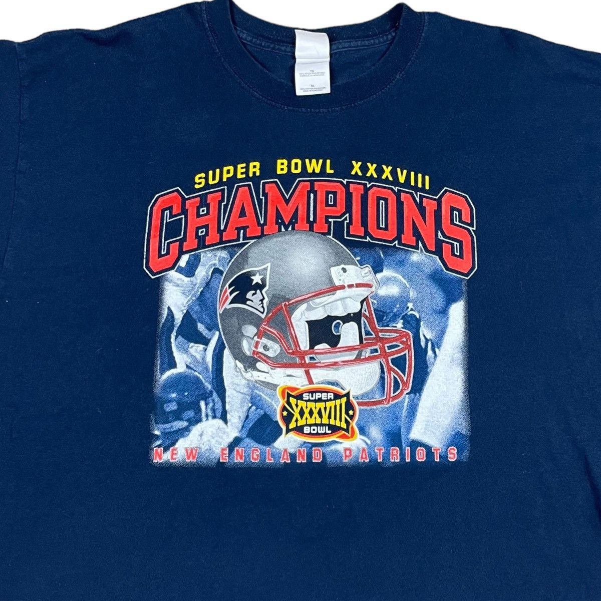 Gildan × Vintage Vintage New England Patriots Super Bowl Champions Shirt XL Size US XL / EU 56 / 4 - 2 Thumbnail