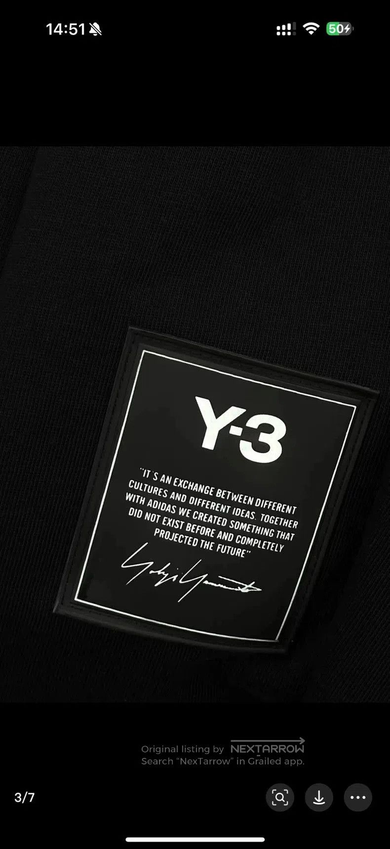 Y-3 Y3 Yohji Yamamoto Black Long Sleeve. Size US L / EU 52-54 / 3 - 3 Thumbnail