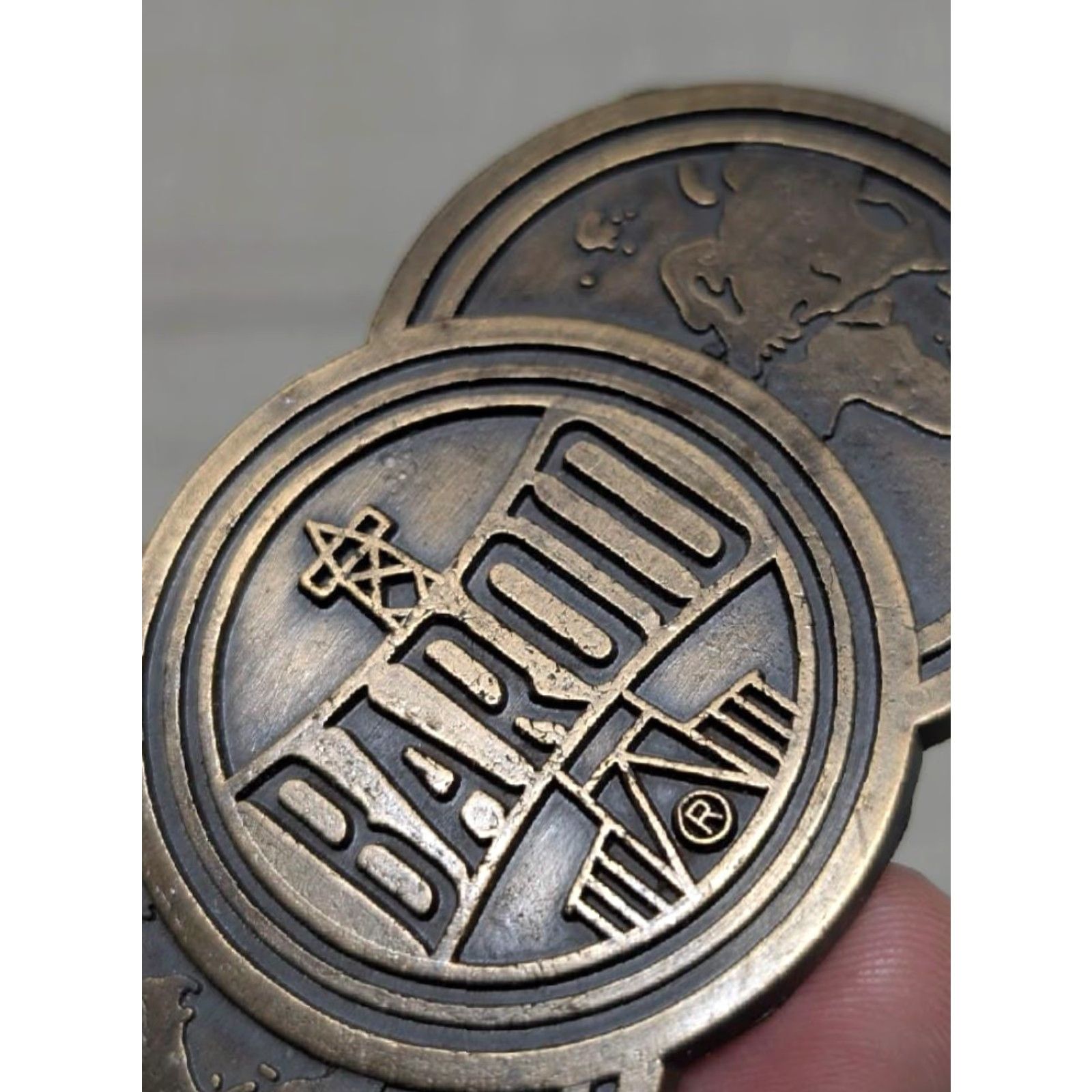 Vintage VINTAGE belt buckle OIL western brass cowboy drilling Size ONE SIZE - 3 Thumbnail