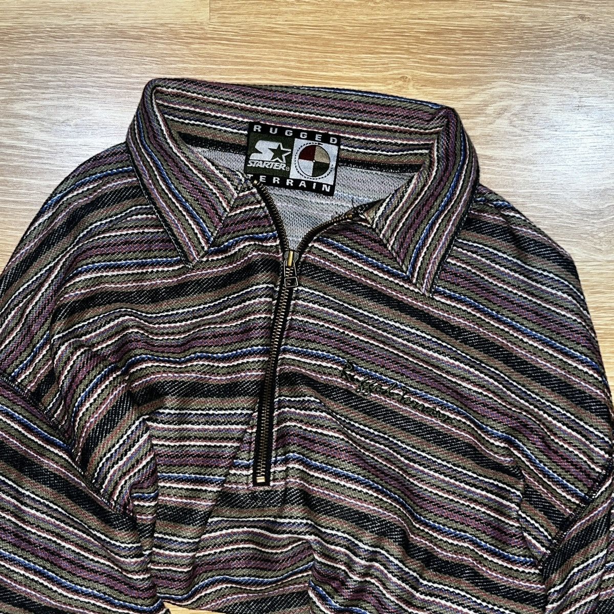 Japanese Brand × Starter × Vintage Rugged Terrain Starter Rugs Halfzipper Vintage 90’s Unisex Size US L / EU 52-54 / 3 - 17 Thumbnail
