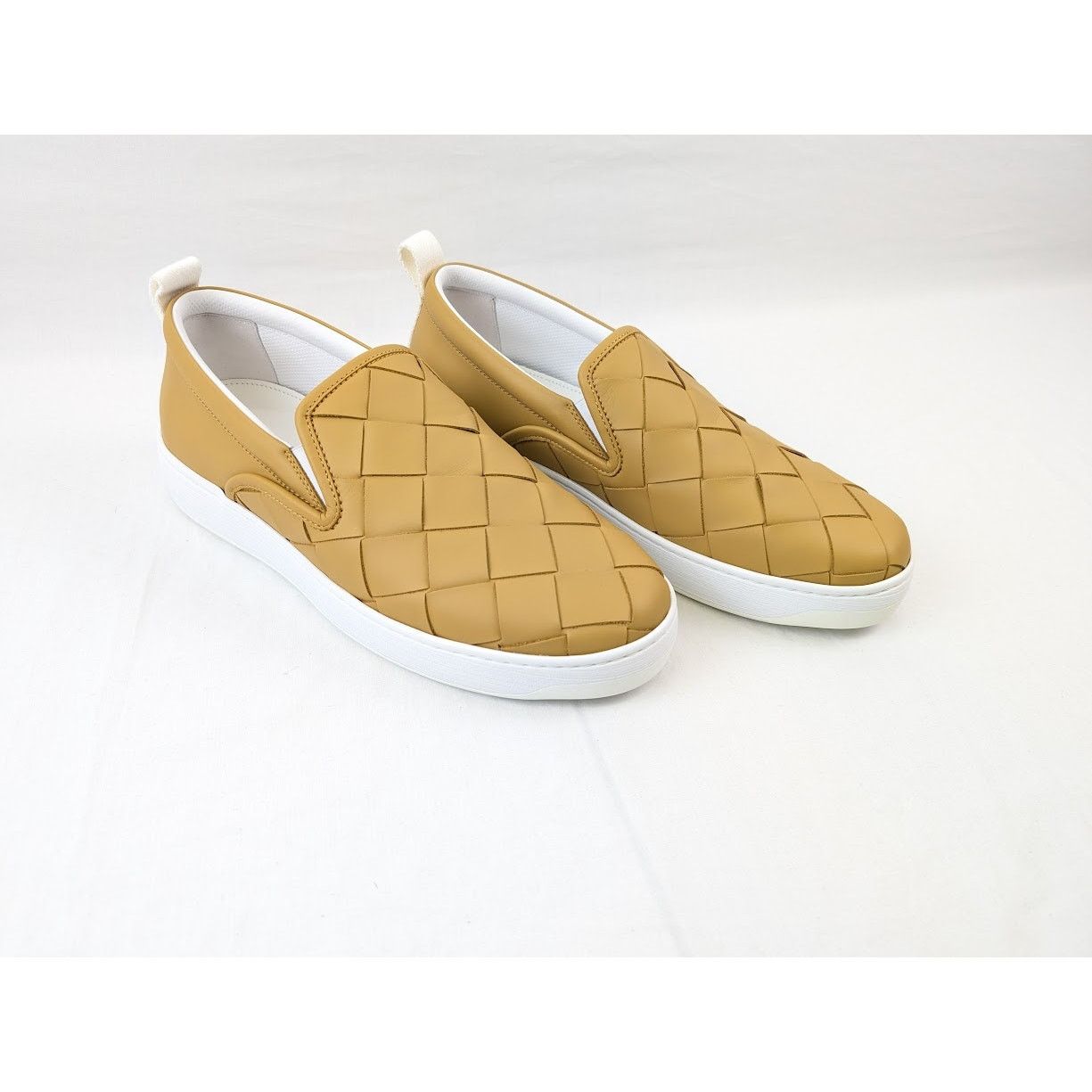 Bottega Veneta o1rshd1 Sneakers Pelle Intrecciato Bolt Calf in Buttersc Size US 11 / EU 44 - 11 Thumbnail