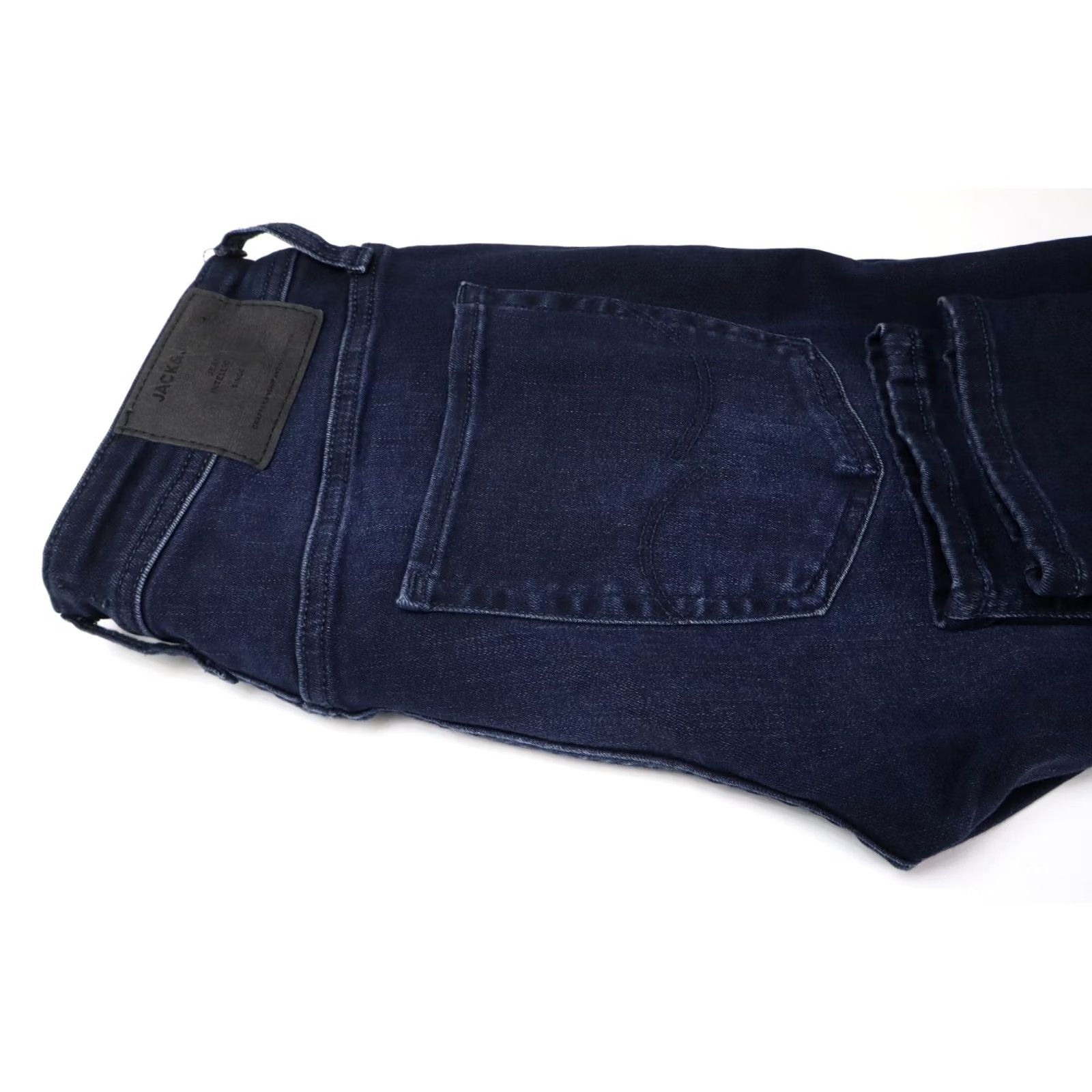 Jack & Jones JACK & JONES Skinny / Liam Jeans Men's W32/L32 Faded Whiskers Zip Fly Stretch Jeans Woman? No, Men. Size US 32 / EU 48 - 5 Thumbnail