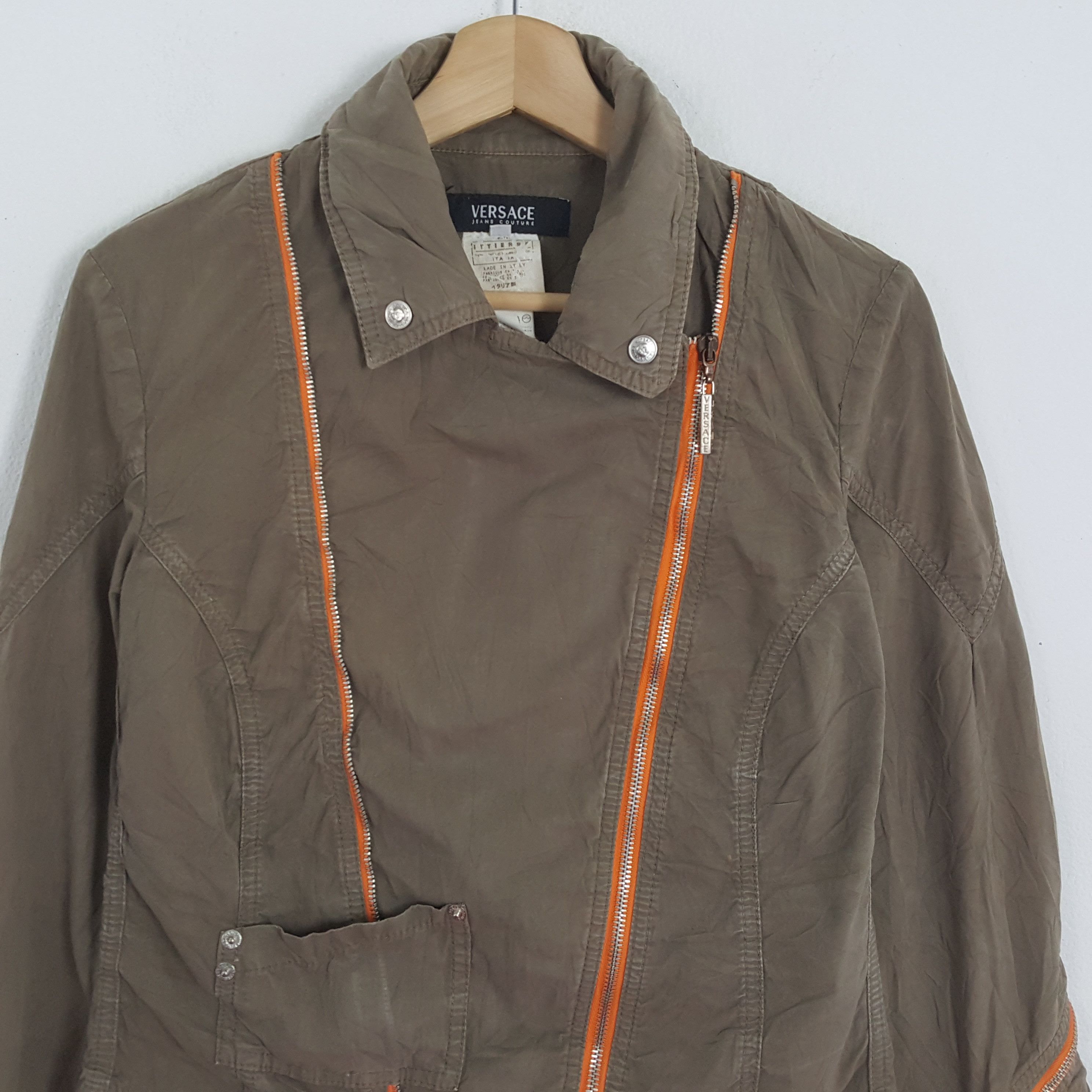Versace Jeans Couture × Vintage Vintage VERSACE JEAN COUTURE Italian Brand Rare Jacket Size XS / US 0-2 / IT 36-38 - 2 Thumbnail