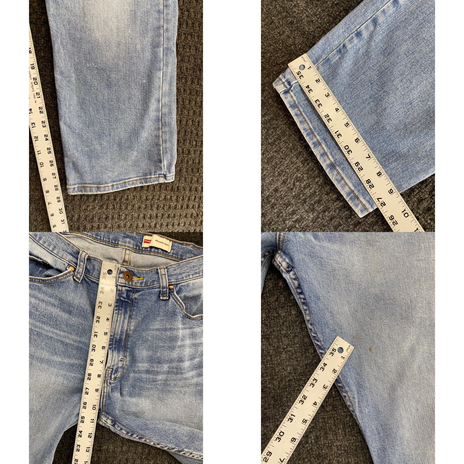 Wrangler Wrangler Jeans Boots Cut Relaxed Distressed Light Blue 36 x 29 Cowboy Five Star 1098RBWDN Mens Regular Jeans Size US 36 / EU 52 - 8 Thumbnail