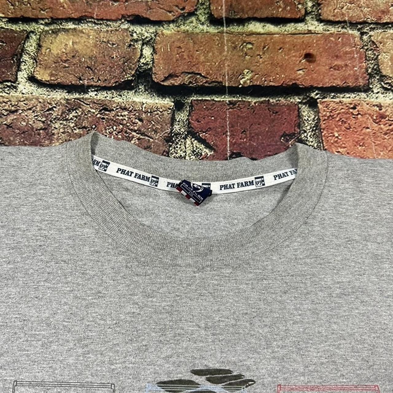 Vintage Y2K Vintage Phat Farm T Shirt Hip Hop BoomBox Cyber Grunge Size US XXL / EU 58 / 5 - 6 Thumbnail