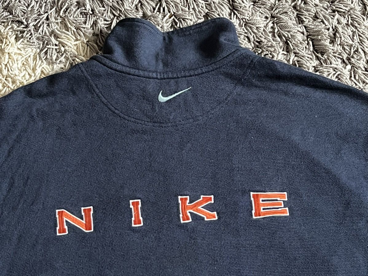 Nike × Vintage Nike vintage swoosh big logo sweatshirt zip mens XL Size US XL / EU 56 / 4 - 6 Thumbnail