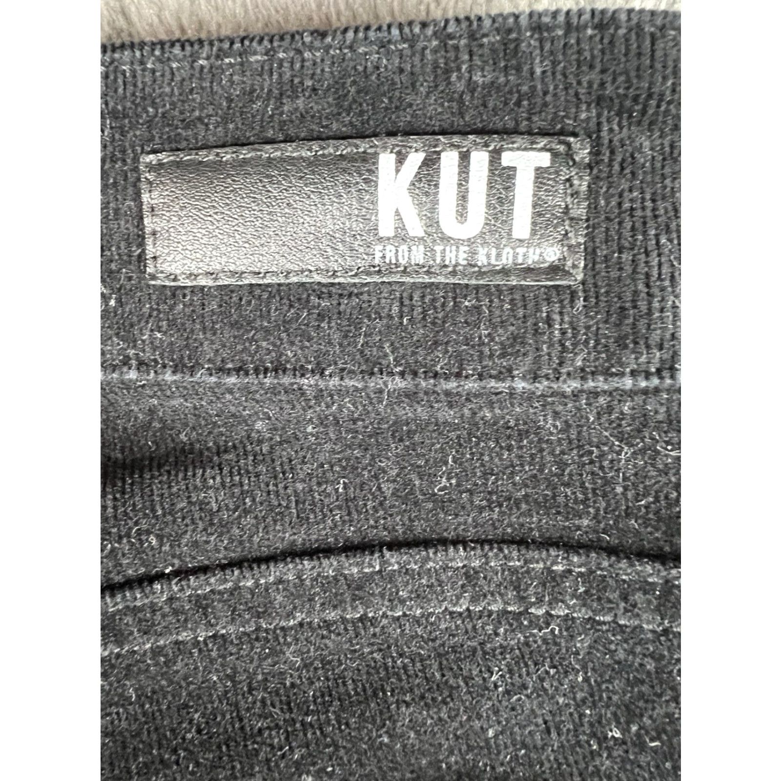 Vintage KUT from the Kloth Womens Jeans 4 Black High Rise Fab Ab Skinny 29x26.5 City Preppy Bohemian Vintage: No Mens Womens Size 27" / US 4 / IT 40 - 5 Thumbnail