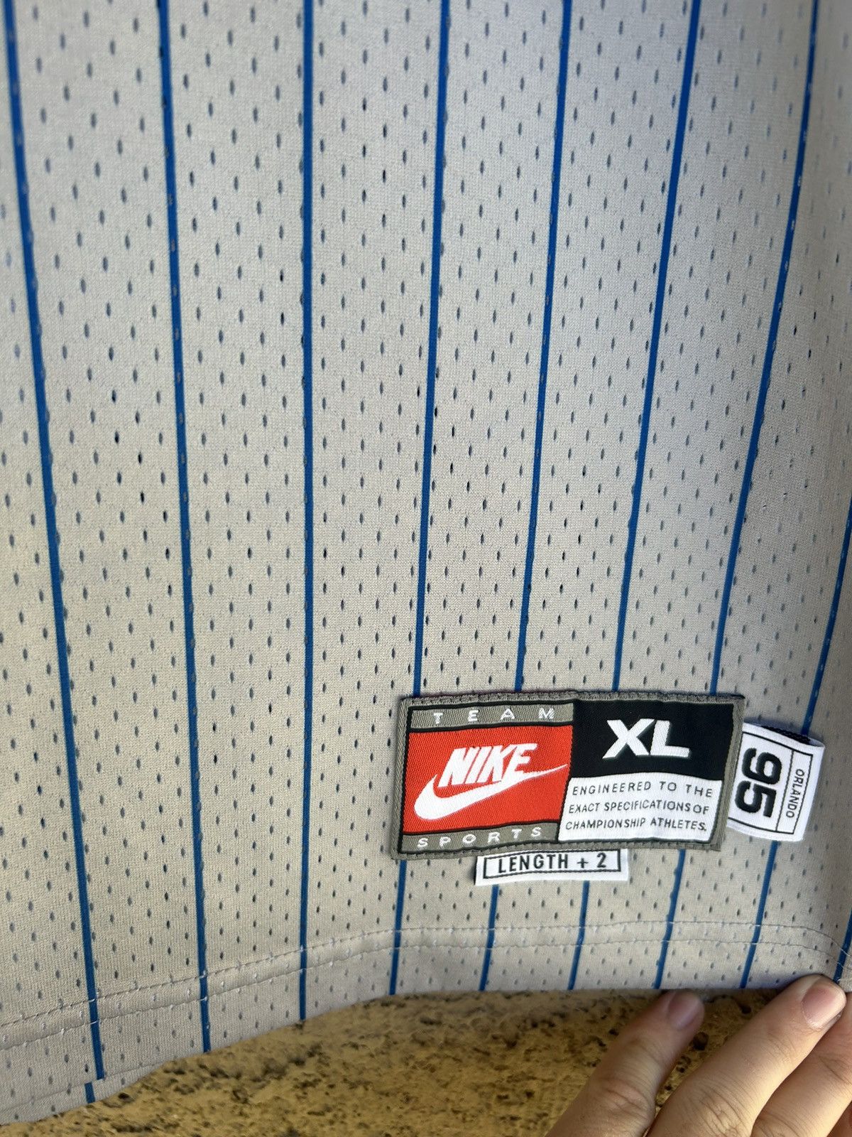 NBA × Nike × Vintage Vintage Tracy McGrady Orlando Magic Team Nike Jersey Size US XL / EU 56 / 4 - 3 Thumbnail