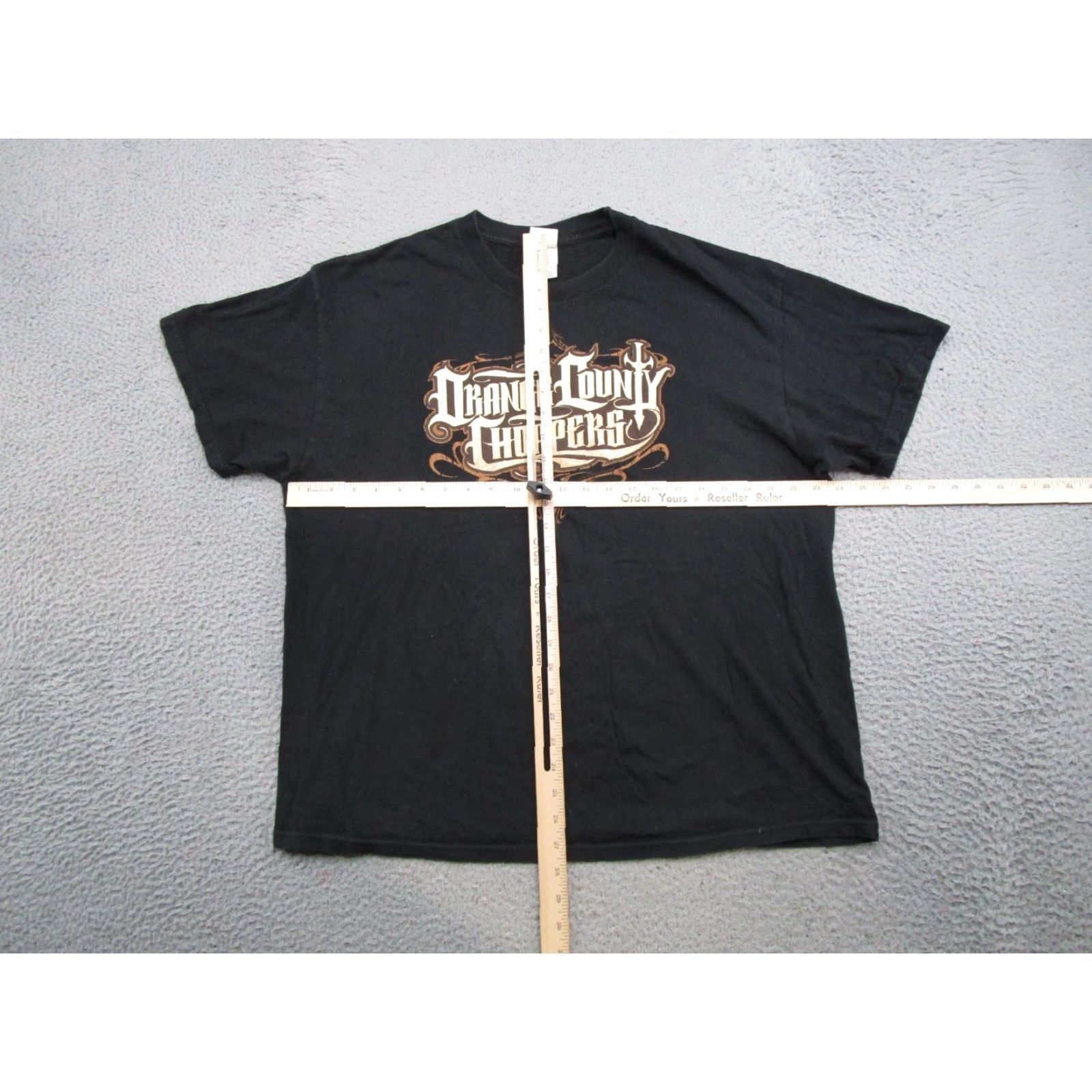 Doublet VINTAGE Tennessee River T-Shirt Mens XL Crew Neck Short Sleeve Double-Sided Orange County Choppers TV Promo Black Cotton 2000s Size US XL / EU 56 / 4 - 7 Thumbnail