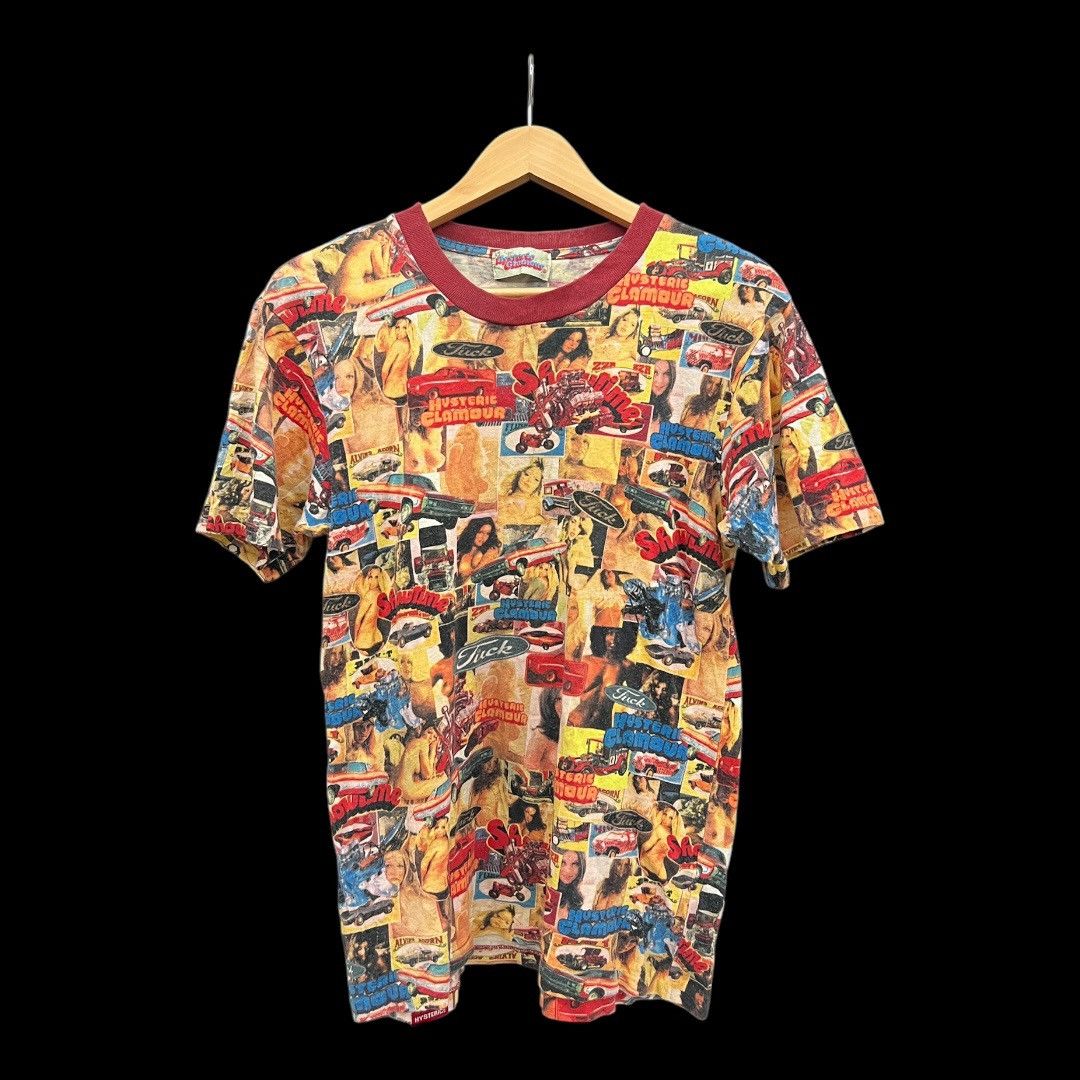 VINTAGE FULL PRINT HYSTERIC GLAMOUR JAPANESE BRAND SHIRT
