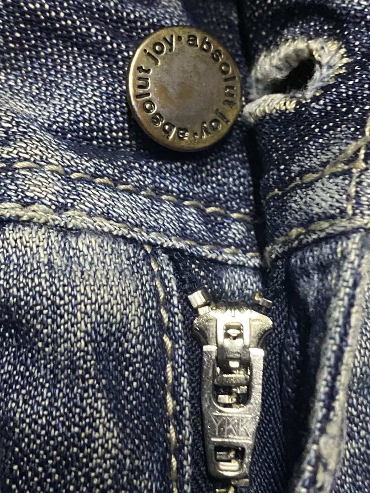Absolut Joy Vintage Y2K Absolut Joy Mud Wash Distressed Loose Jeans Size US 35 - 10 Thumbnail