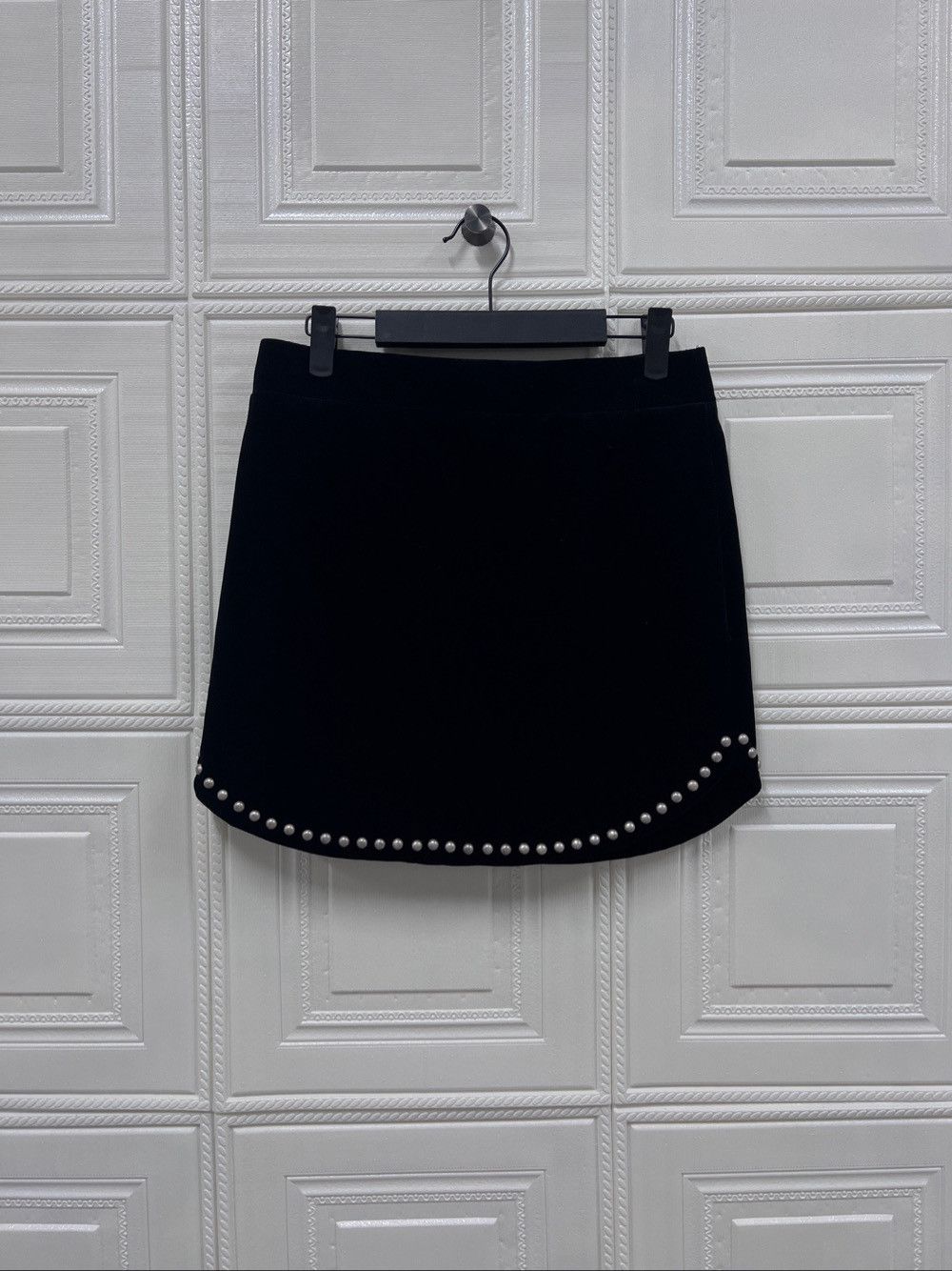 Saint Laurent Paris Saint Laurent Studded Mini Skirt Size 38 Size 27" / US 4 / IT 40 - 1 Thumbnail