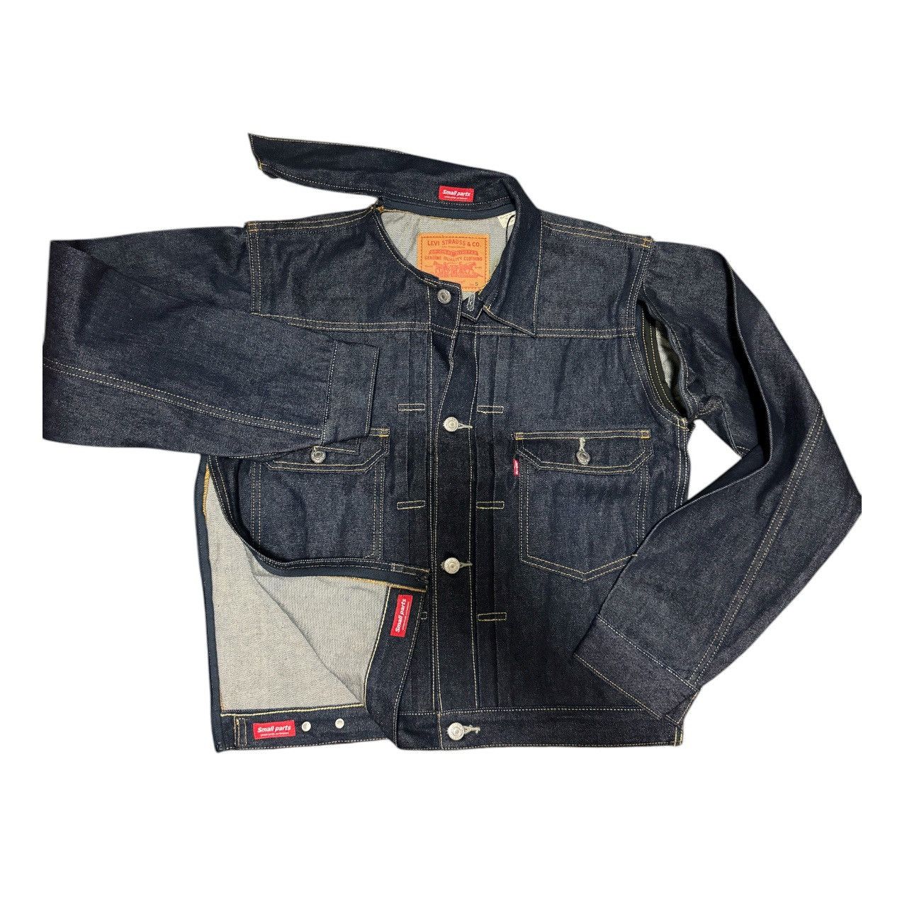 Levi's × Undercover Undercover x Levis Raw Indigo Small Parts Type 2 Trucker Size US S / EU 44-46 / 1 - 1 Thumbnail