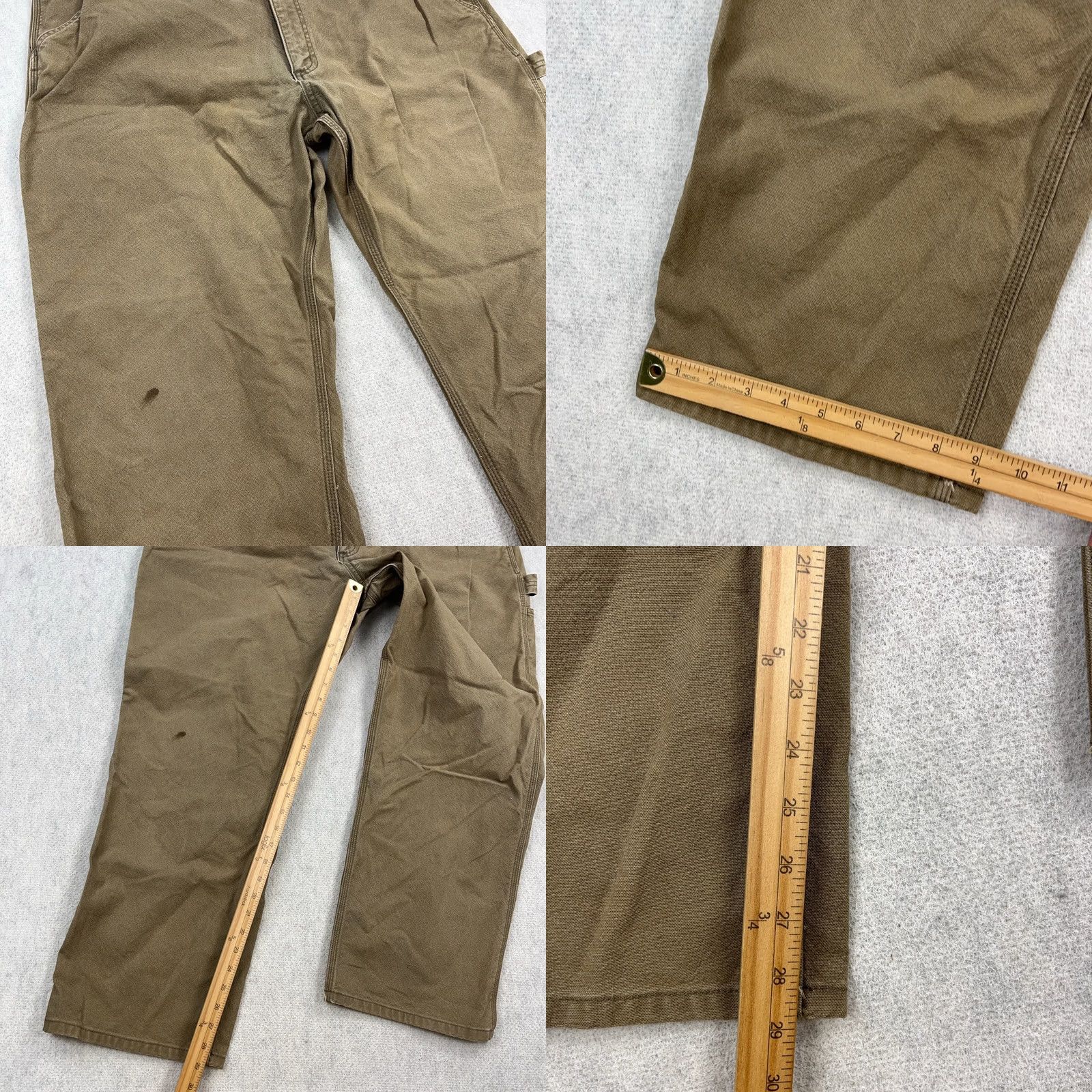 Carhartt Carhartt Pants Men 42x30 Carpenter Duck Canvas Baggy Faded Distressed Relaxed - Used Size US 42 / EU 58 - 8 Thumbnail