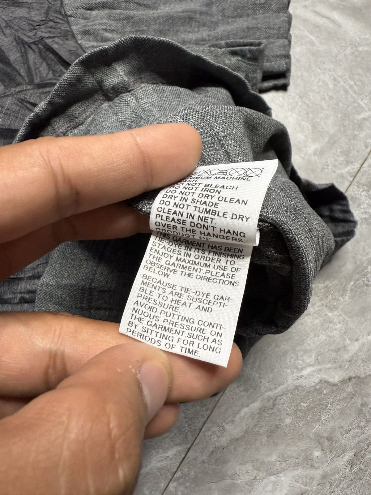 Issey Miyake Issey Miyake Men F/W 16 Wrinkled Pleated Tee Size US L / EU 52-54 / 3 - 8 Thumbnail