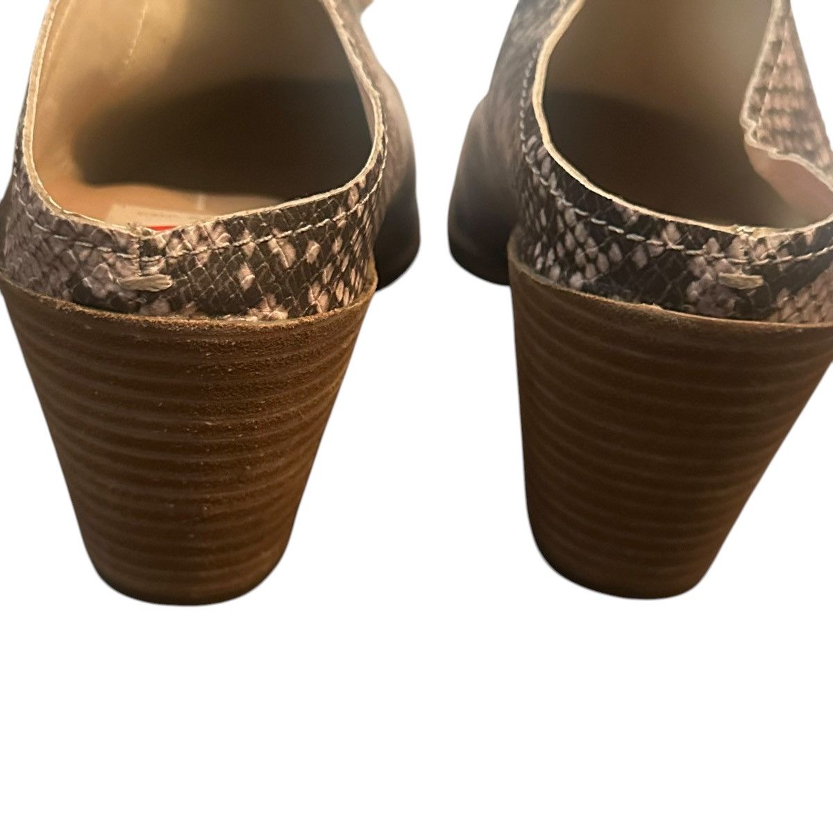 Dolce Vita Dolce Vita snakeskin print block heel clog boots Size US 10 / IT 40 - 9 Thumbnail