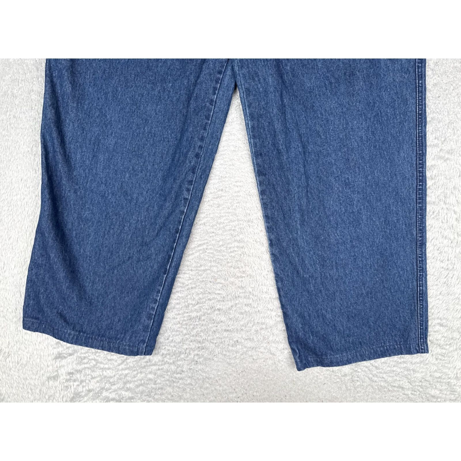 Vintage Chadwicks Jeans Womens 14 Blue Med Wash High Rise Cropped Relaxed Denim 32x25 Vintage No Size 36" / US 14 / IT 50 - 2 Thumbnail
