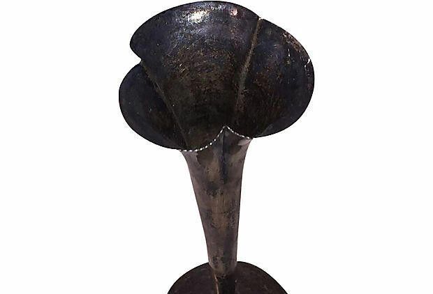 Designer English Sterling Ruffled Edge Bud Vase Size ONE SIZE - 5 Thumbnail