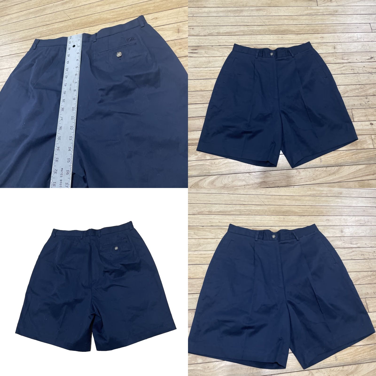 Cutter & Buck VINTAGE Cutter & Buck Pleated Golf Shorts Women 14S Blue Preppy Retro 90s Y2k Streetwear Size 36" / US 14 / IT 50 - 9 Thumbnail