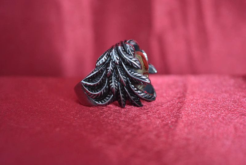 Jewelry Skull Rare Jewelry Rings Open Size Chrome Ring (Size 7-13) Size ONE SIZE - 4 Thumbnail