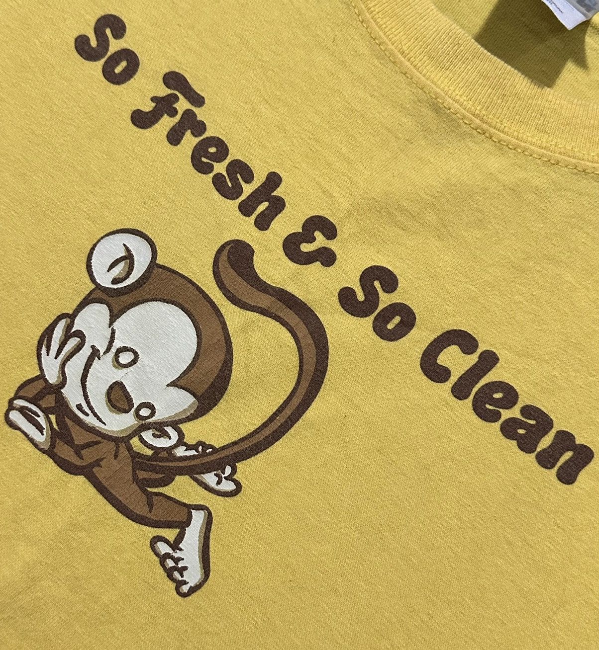 Gildan So Fresh & Clean Cartoon Monkey Shirt Size US XL / EU 56 / 4 - 3 Thumbnail