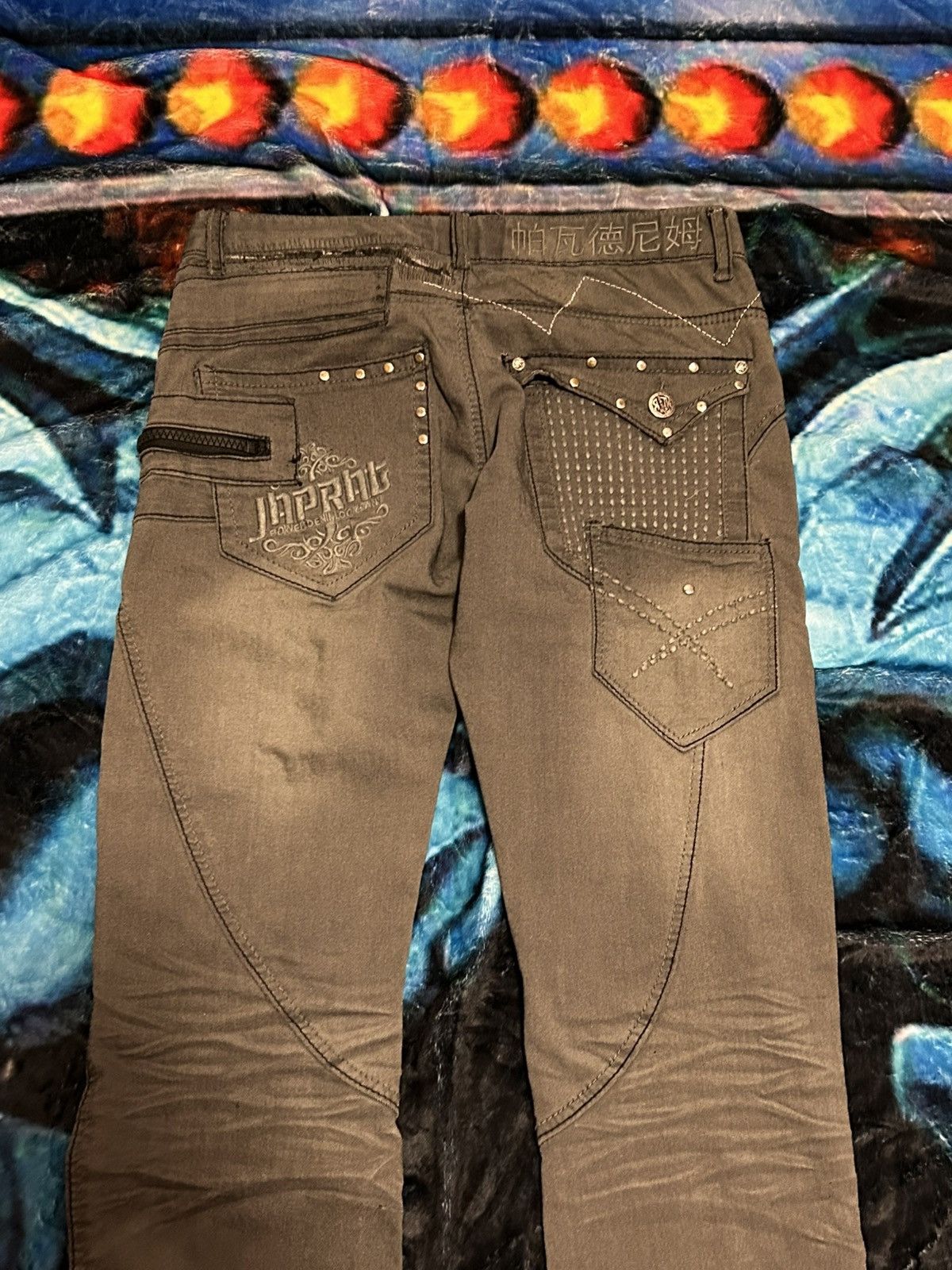 Japanese Brand Grey japrag jeans Size US 29 - 4 Thumbnail