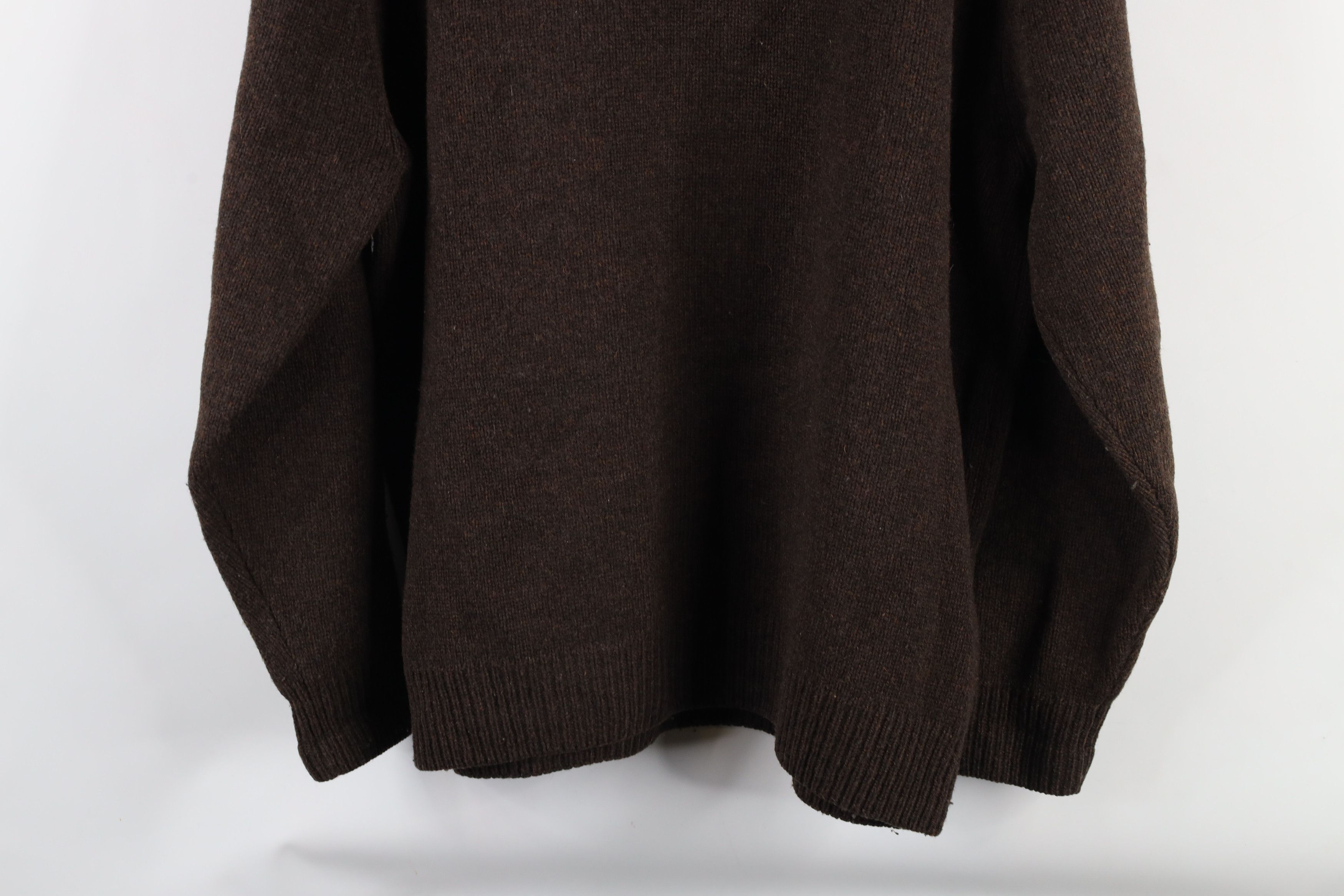 Cabelas × Vintage Vintage Cabelas Blank Wool Blend Knit Sweater Heather Brown Size US XL / EU 56 / 4 - 9 Thumbnail