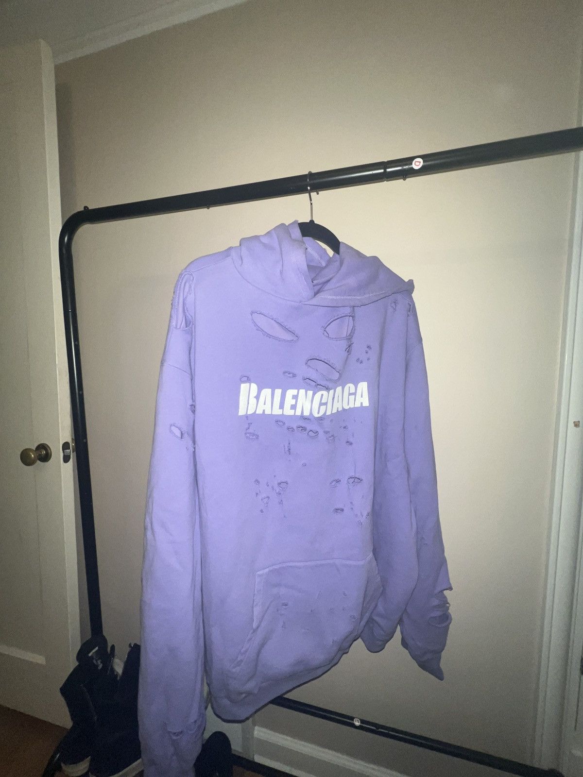 Balenciaga Balenciaga “Unfit” Destroyed hoodie Size US M / EU 48-50 / 2 - 5 Thumbnail