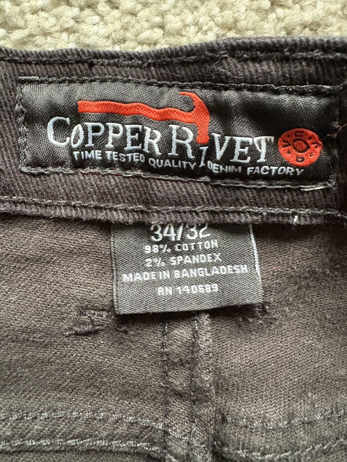 Other Copper Rivet jeans Size US 34 / EU 50 - 3 Thumbnail