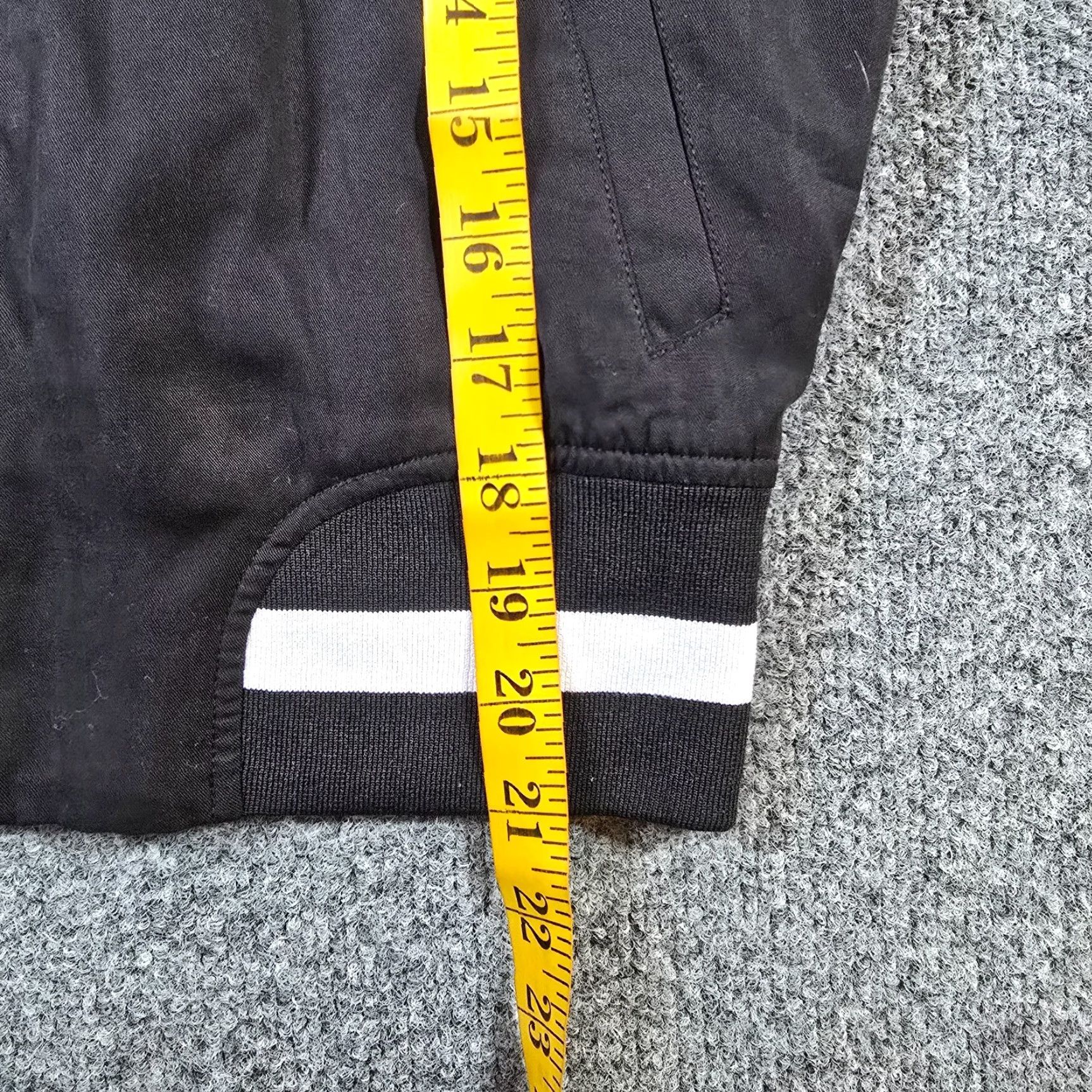 Rag & Bone Rag & Bone Jacket Womens XS Black Bomber Embroidery Satin Full Zip Casual Size XS / US 0-2 / IT 36-38 - 6 Thumbnail