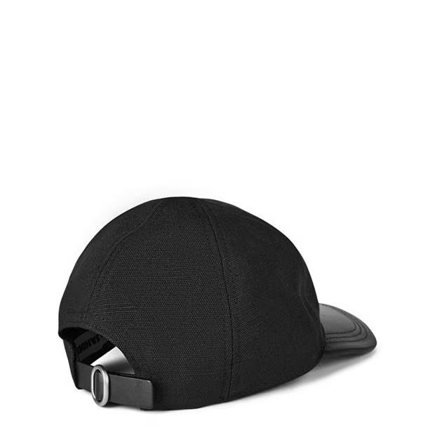Jil Sander o1g2r1mq1024 Size: L / Logo Cap in Black Size ONE SIZE - 2 Thumbnail