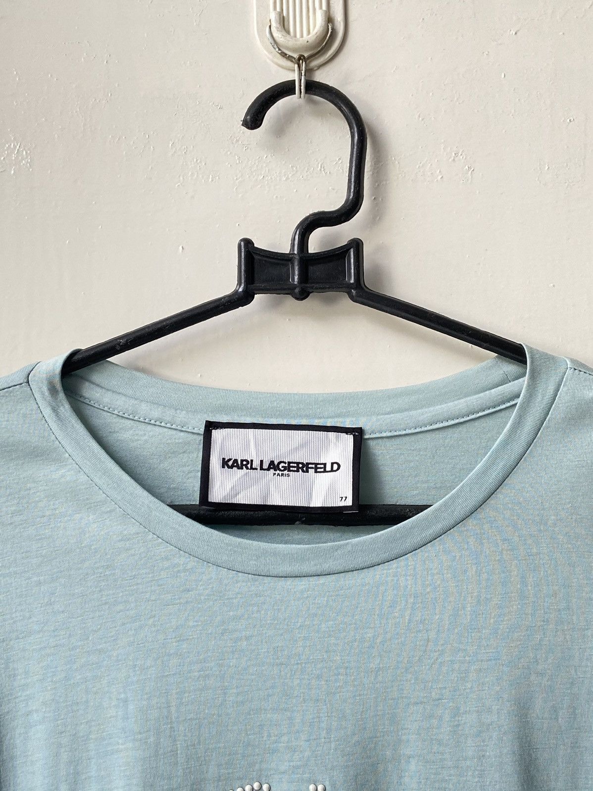 Karl Lagerfeld KARL LAGERFELD Blue T-shirt Size US S / EU 44-46 / 1 - 5 Thumbnail
