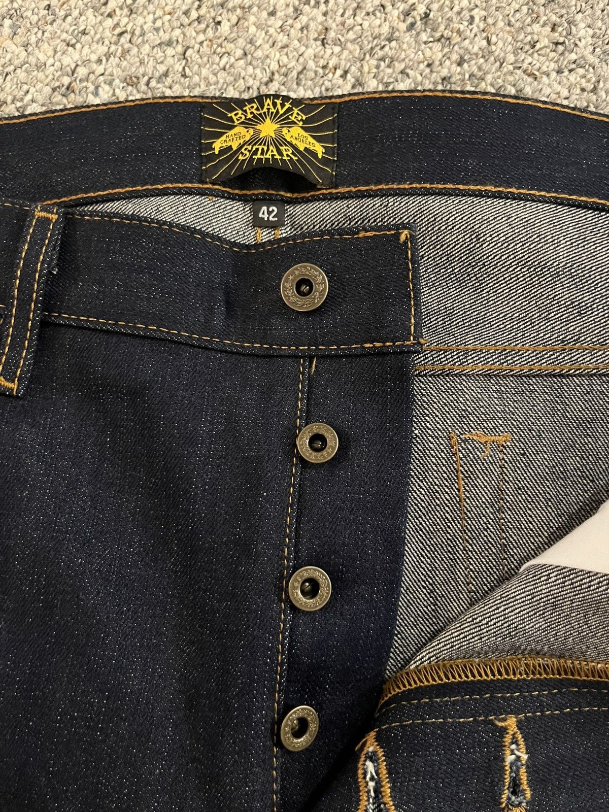 Brave Star Selvage True Straight 16.5oz Uppercut Denim Size US 42 / EU 58 - 4 Thumbnail
