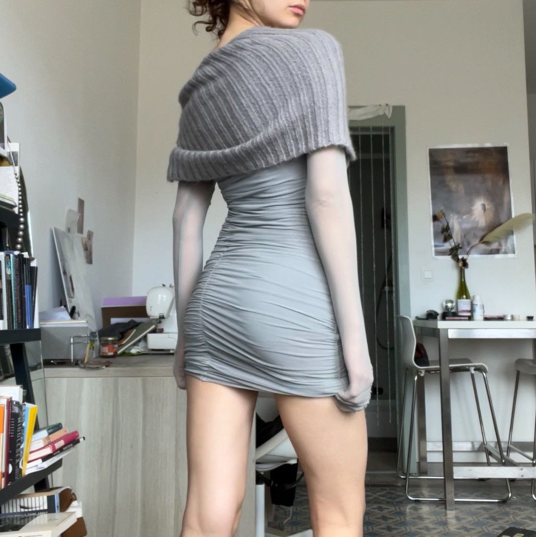 Vintage Elegant subversive mesh dress Size S / US 4 / IT 40 - 2 Thumbnail