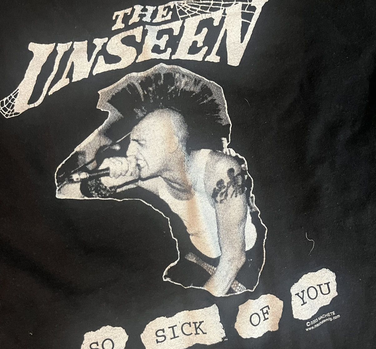 Band Tees × Vintage Vintage 2003 The Unseen Tee Size US S / EU 44-46 / 1 - 2 Thumbnail