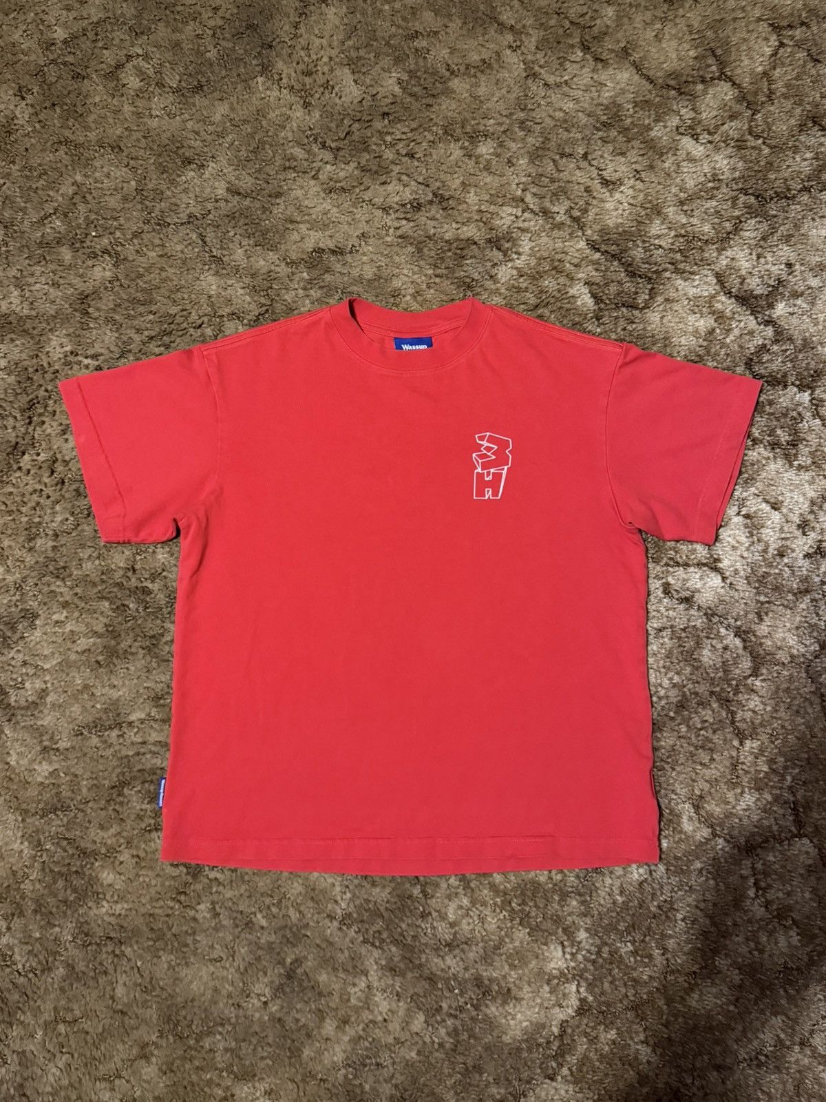 Vintage Wassup House Streetwear Logo Tee Red Medium Size US M / EU 48-50 / 2 - 2 Thumbnail