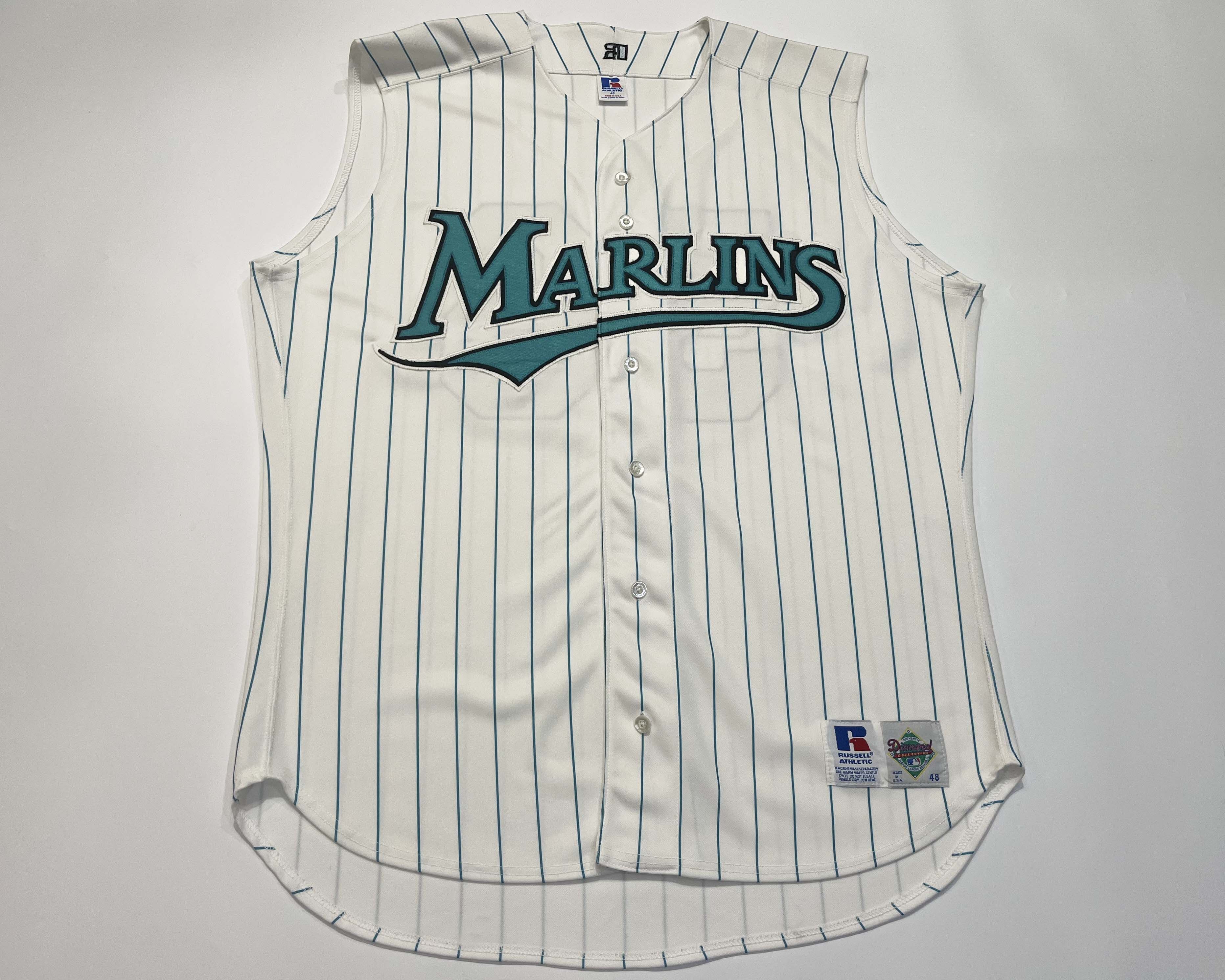 Russell Athletic Vtg Russell Diamond MLB Florida Marlins #56 Vest Jersey Size US L / EU 52-54 / 3 - 1 Thumbnail