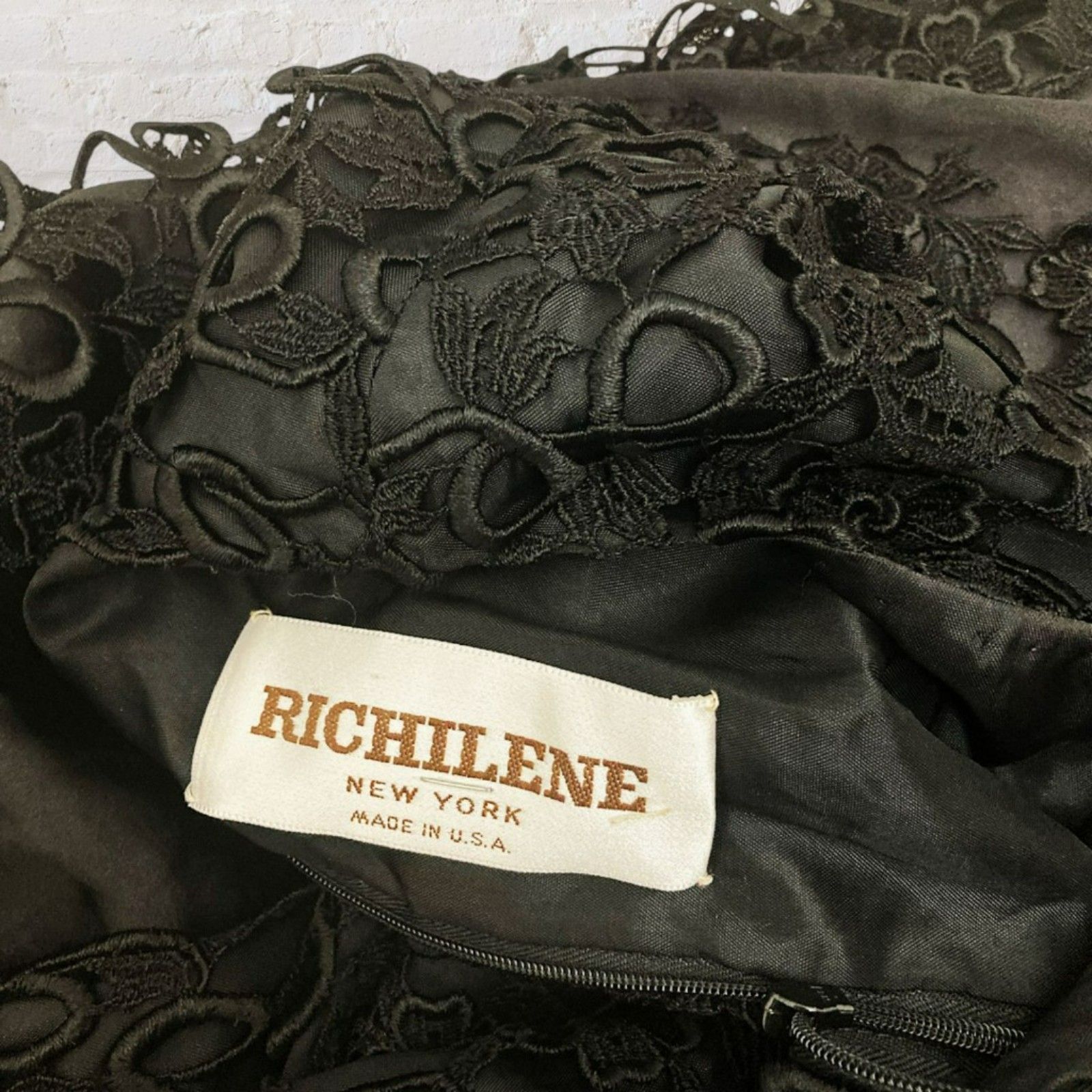 Other RARE Vintage 70s Richilene Silk Cocktail Dress - Size 4 Size S / US 4 / IT 40 - 14 Thumbnail