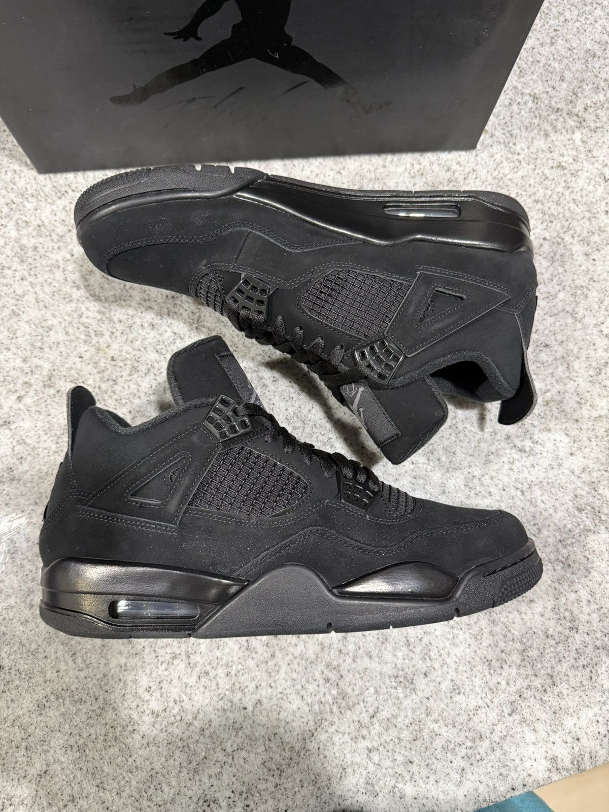 Jordan Brand Air Jordan 4 Retro Black Cat Size US 11 / EU 44 - 10 Thumbnail