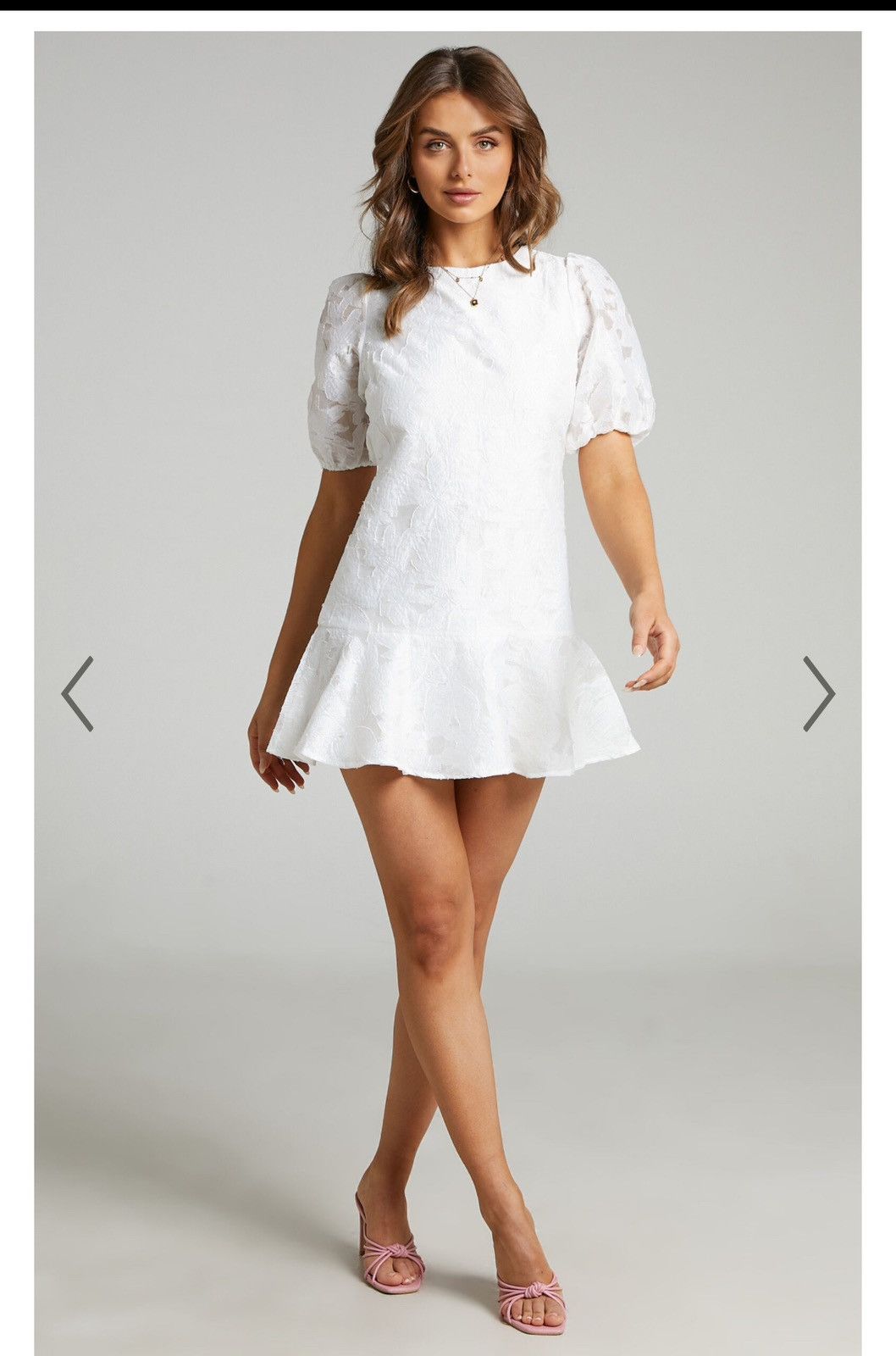 Other Showpo MAEZIE PUFF SLEEVE MINI SHIFT DRESS | Grailed
