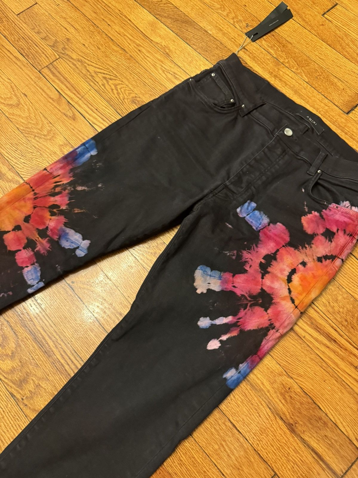 Amiri Amiri Tie Die Paint Jeans Mx1 Size 34 Size US 34 / EU 50 - 4 Thumbnail