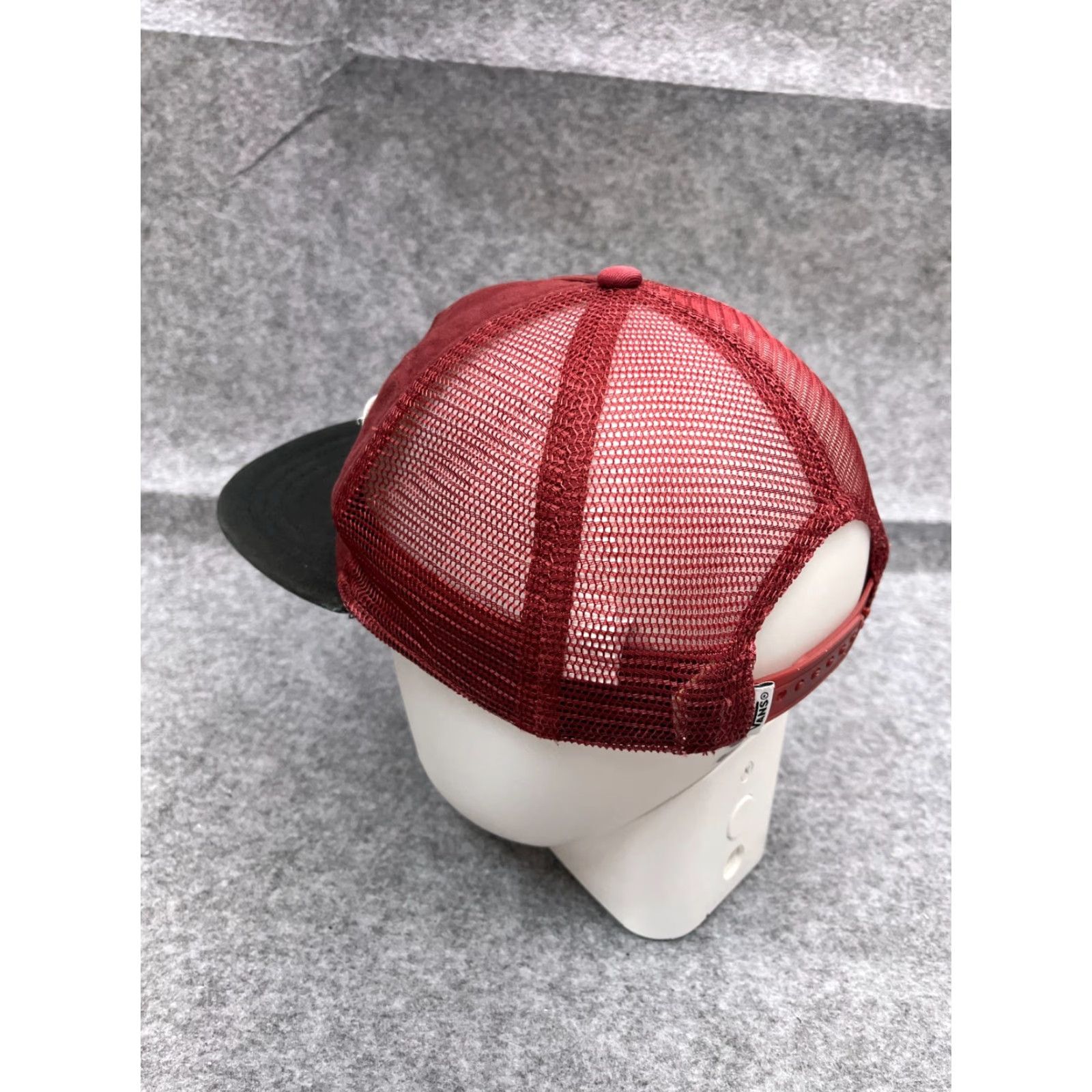 Vans VANS Hat Cap Snap Back Adult Red Black Cotton Polyester Trucker Beach Logo Adjustable Men One Size Size ONE SIZE - 5 Thumbnail