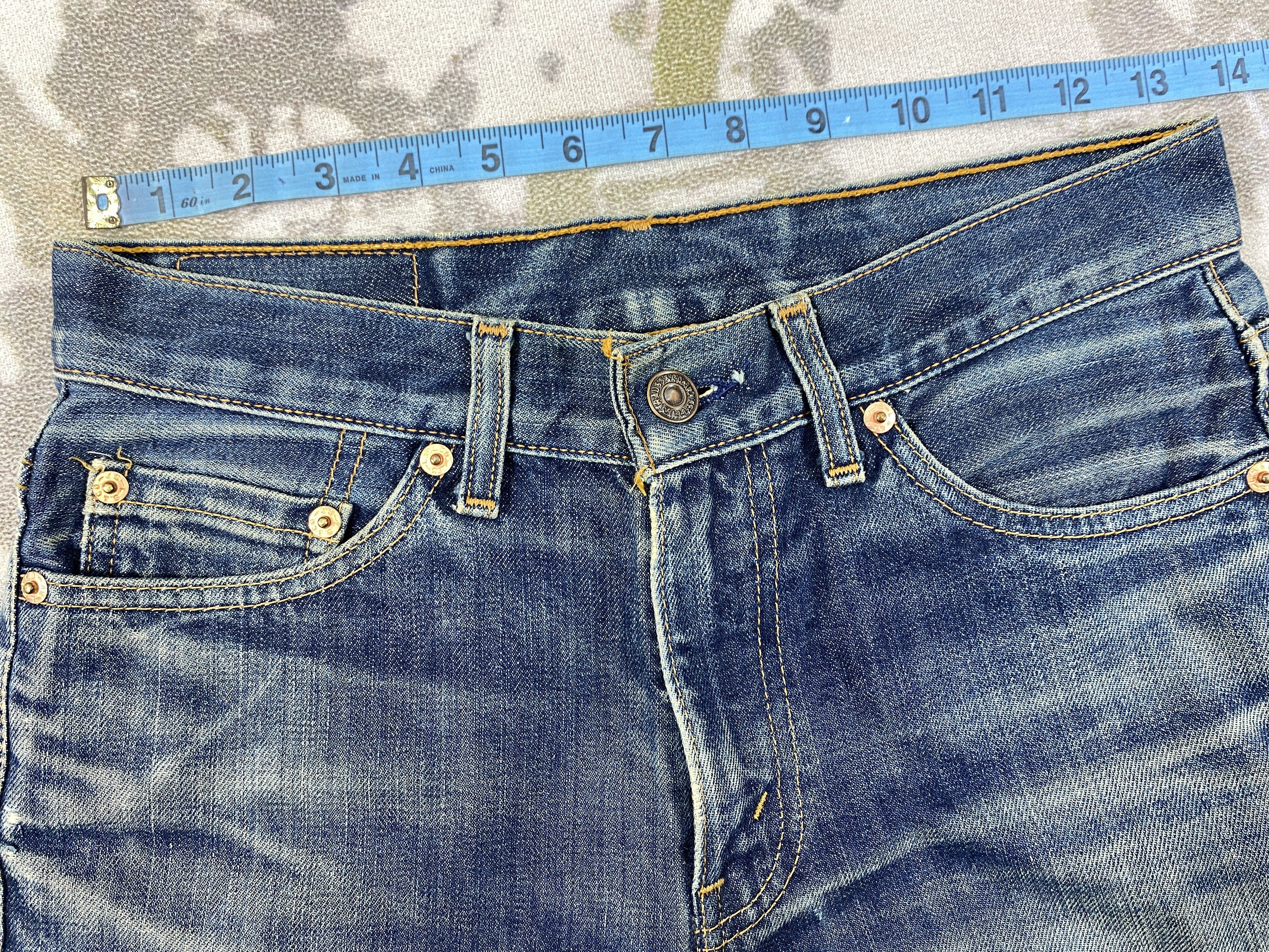 Levi's Distressed Blue Vintage Levi's 553 Flared Denim -SJ191 Size US 27 - 5 Thumbnail