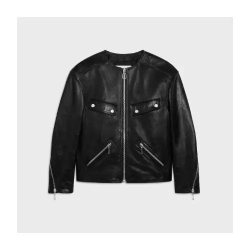 Celine o1bcso1str0126 2F582602V Leather Jacket in Black Size US S / EU 44-46 / 1 - 1 Preview