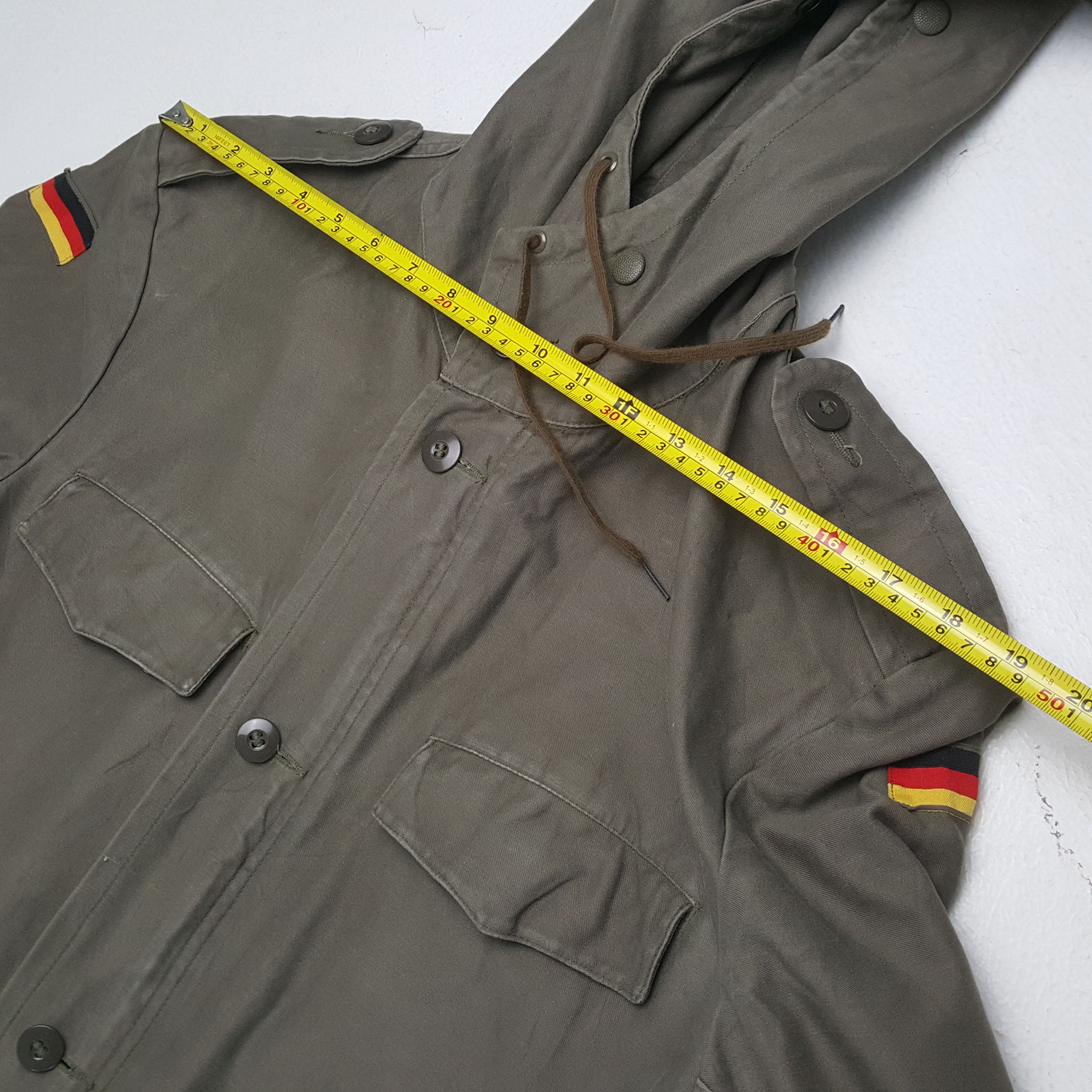Express × Vintage Vintage JEAN EXPRESS GERMANY Army Military Hoodie Jacket Size US L / EU 52-54 / 3 - 5 Thumbnail
